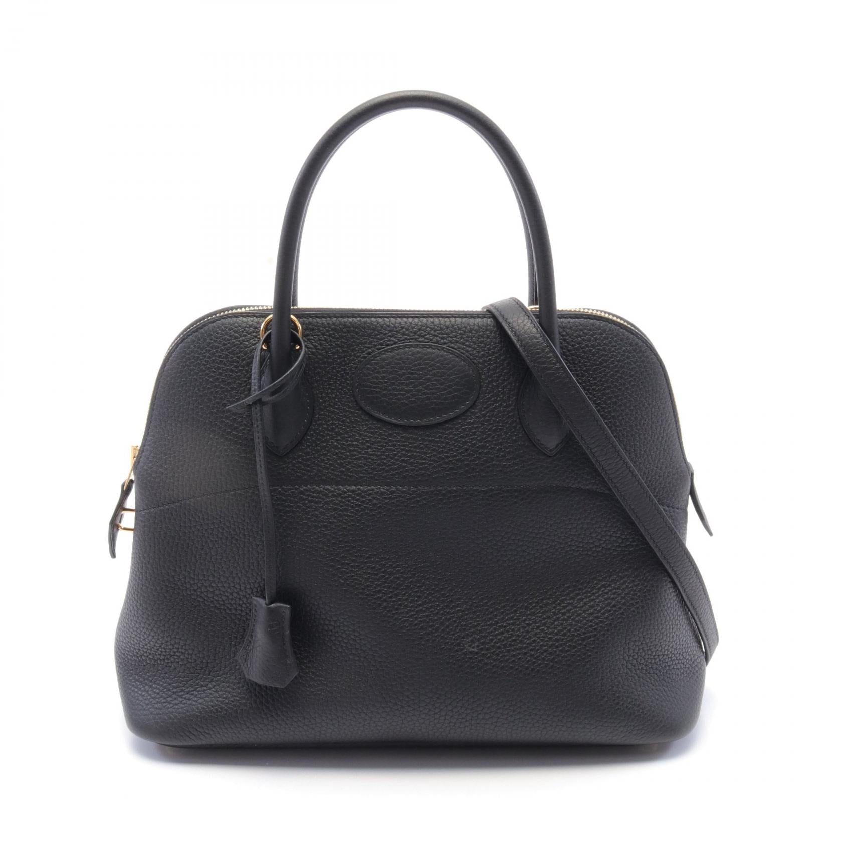 Hermes Bolide 31 Handbag Black