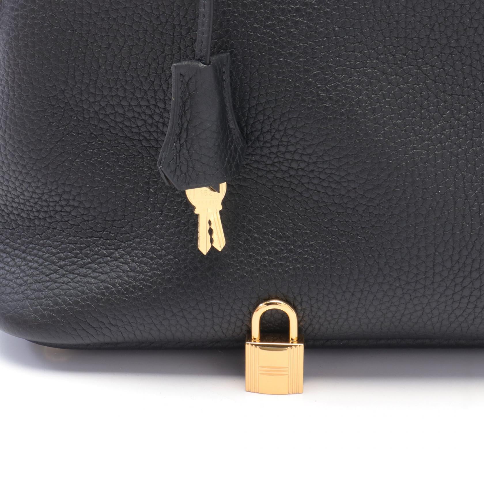 Hermes Bolide 31 Handbag Black