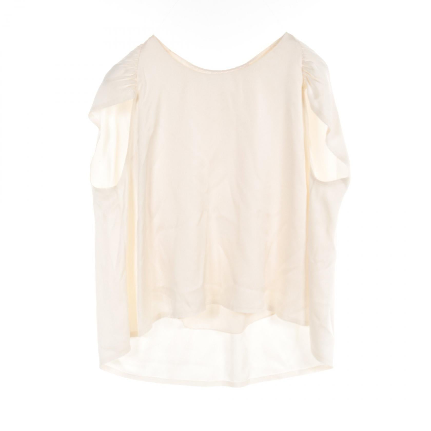 The Row Silk Blouse Ivory XS