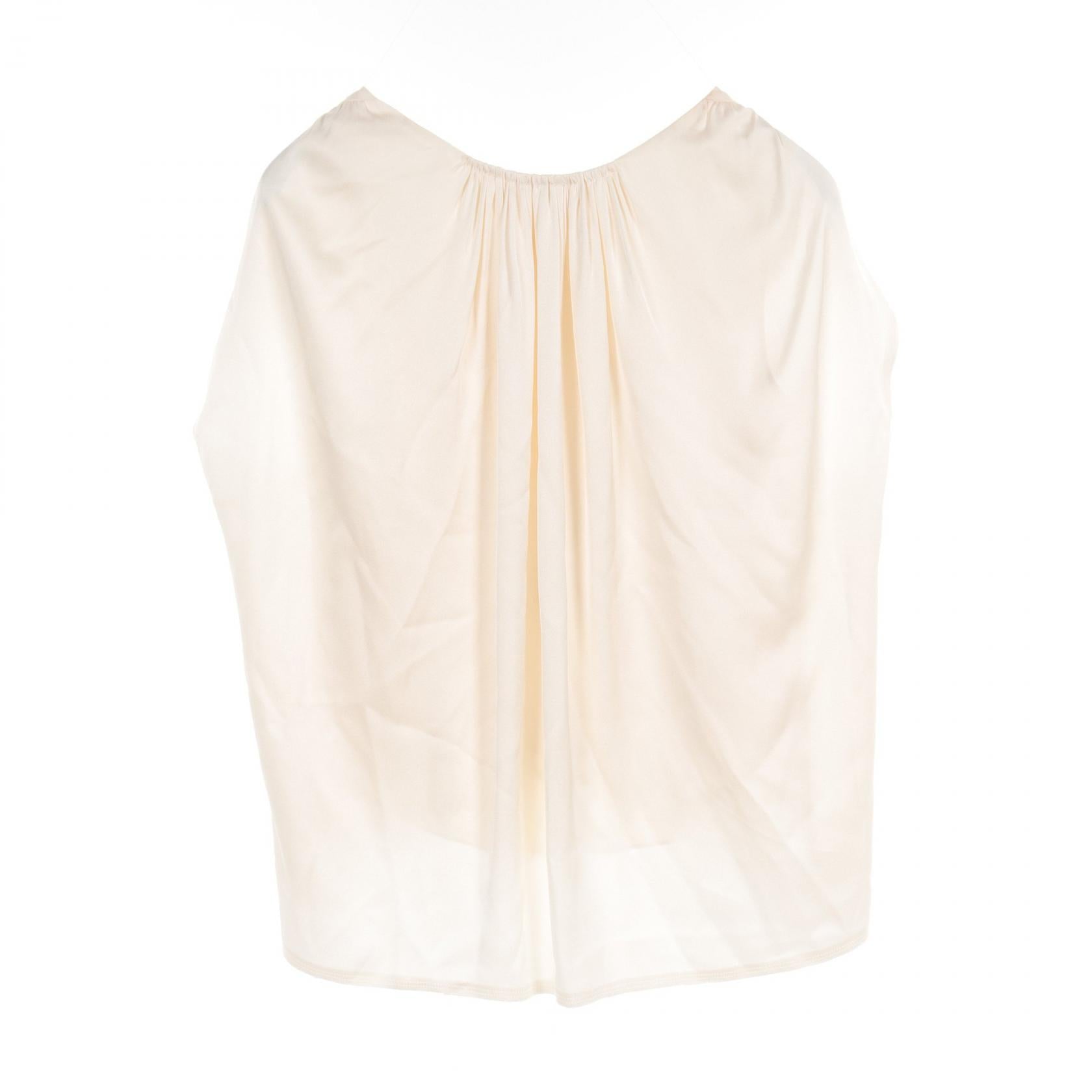 The Row Silk Blouse Ivory XS