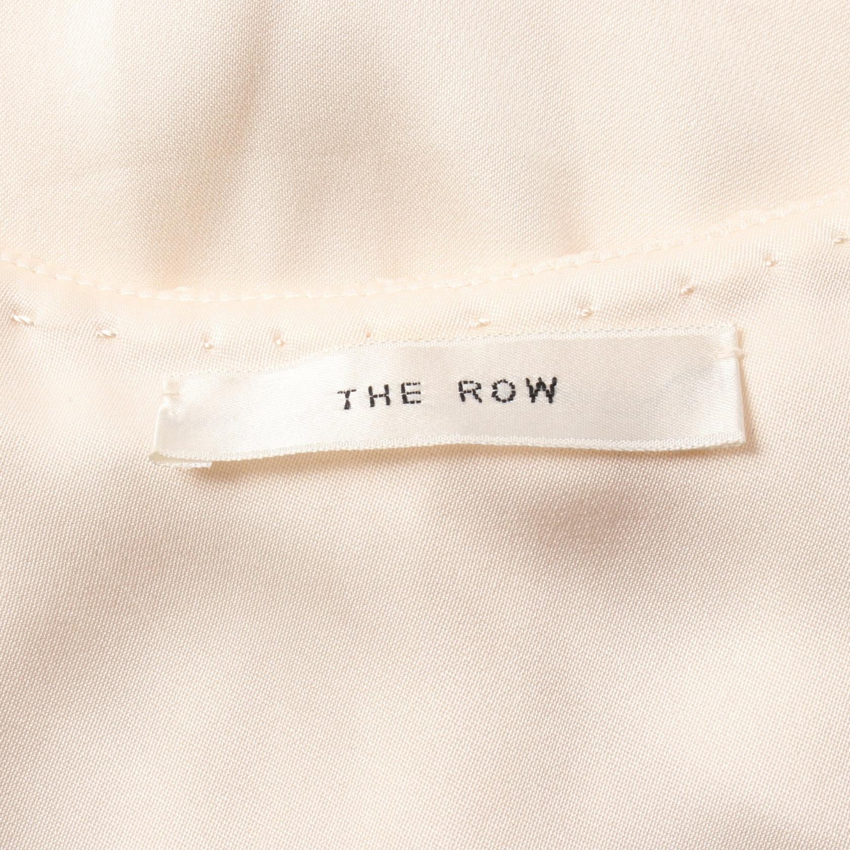 The Row Silk Blouse Ivory XS