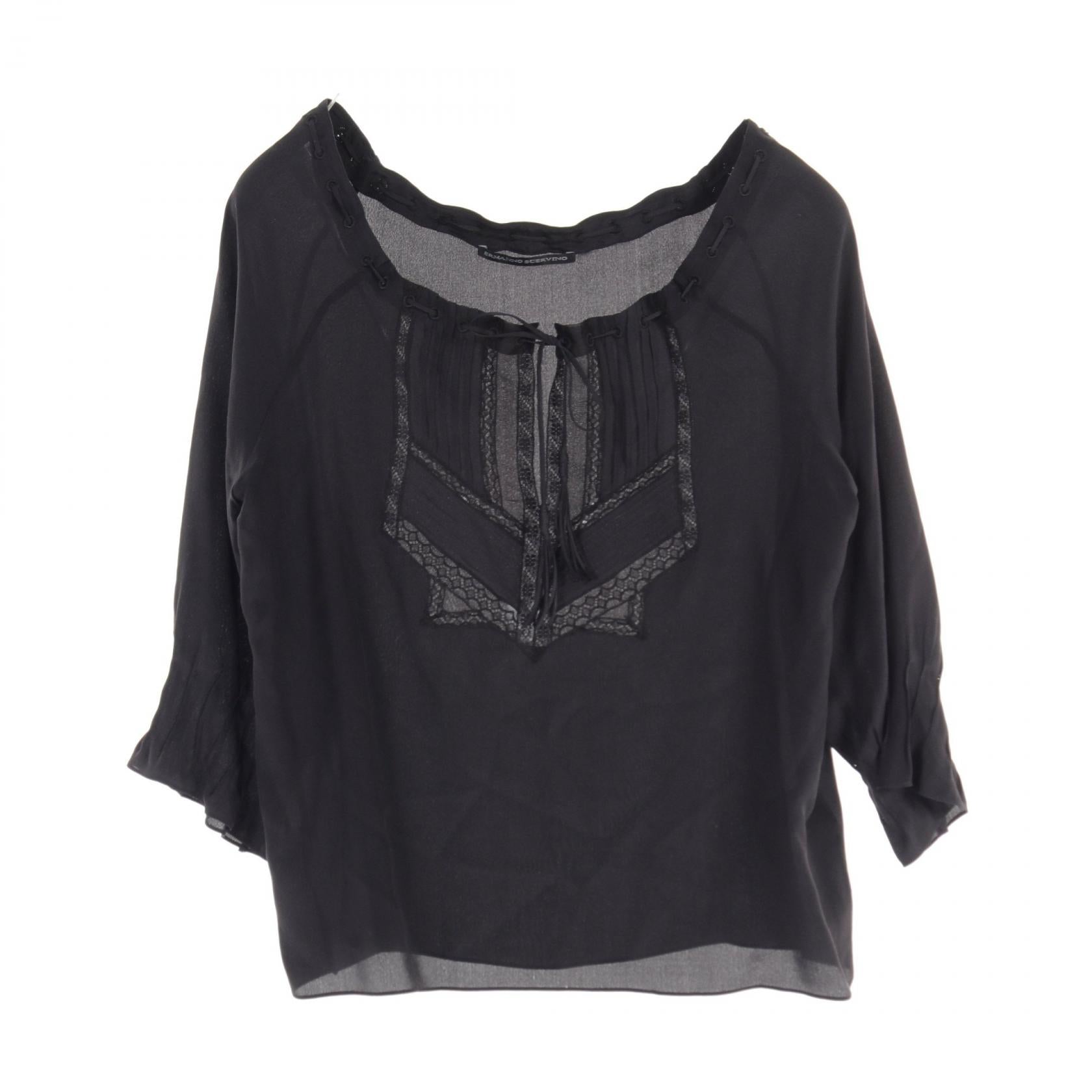 ERMANNO SCERVINO Silk Blouse Black