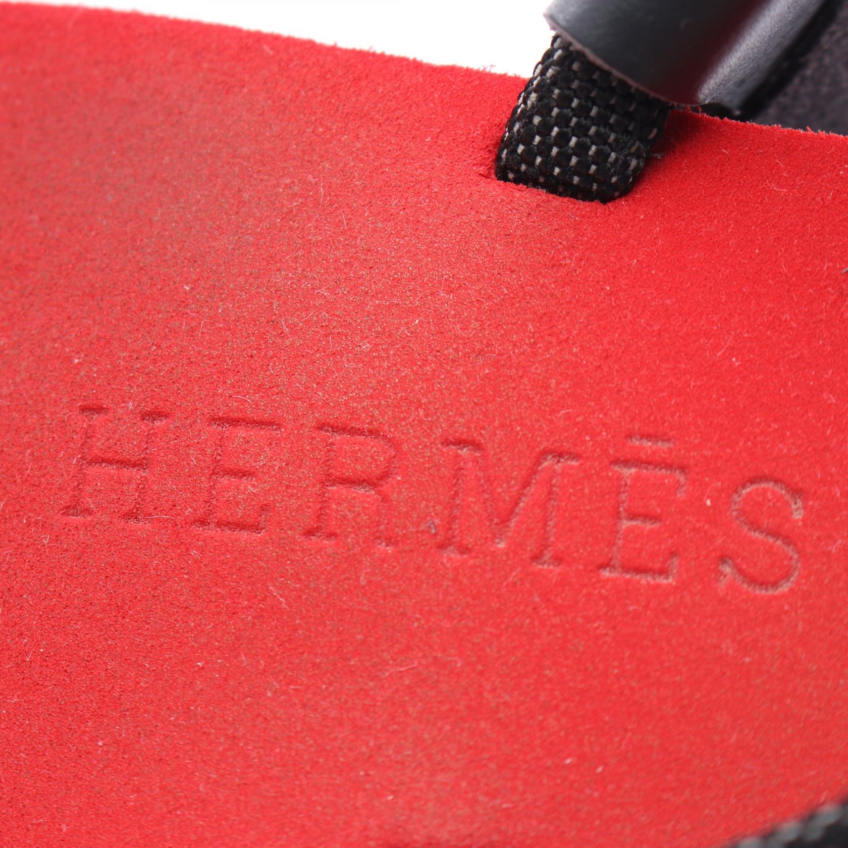 Hermes Calanera Sandals Canvas Plastic