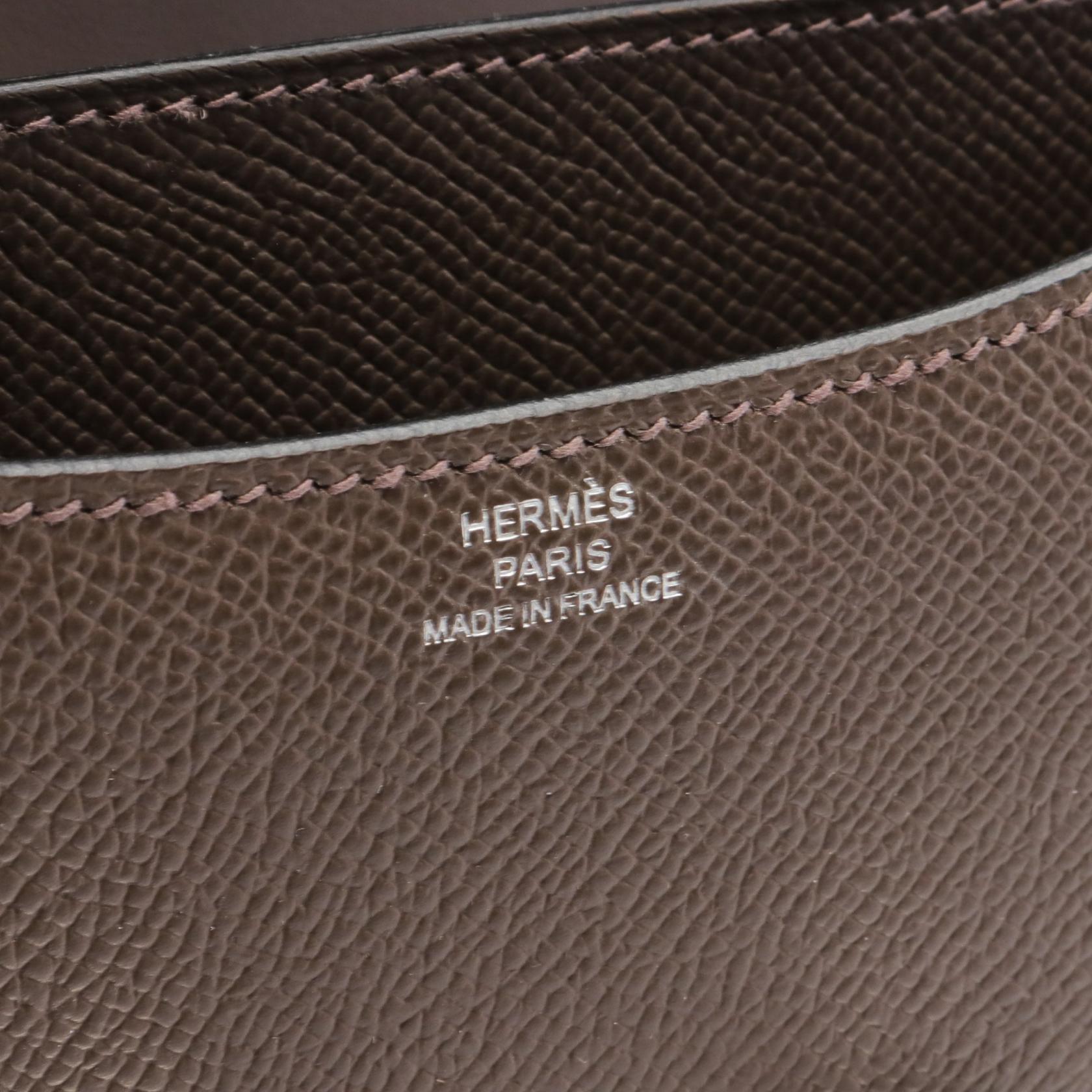 Hermes Constance Mini Mirror Shoulder Bag Brown