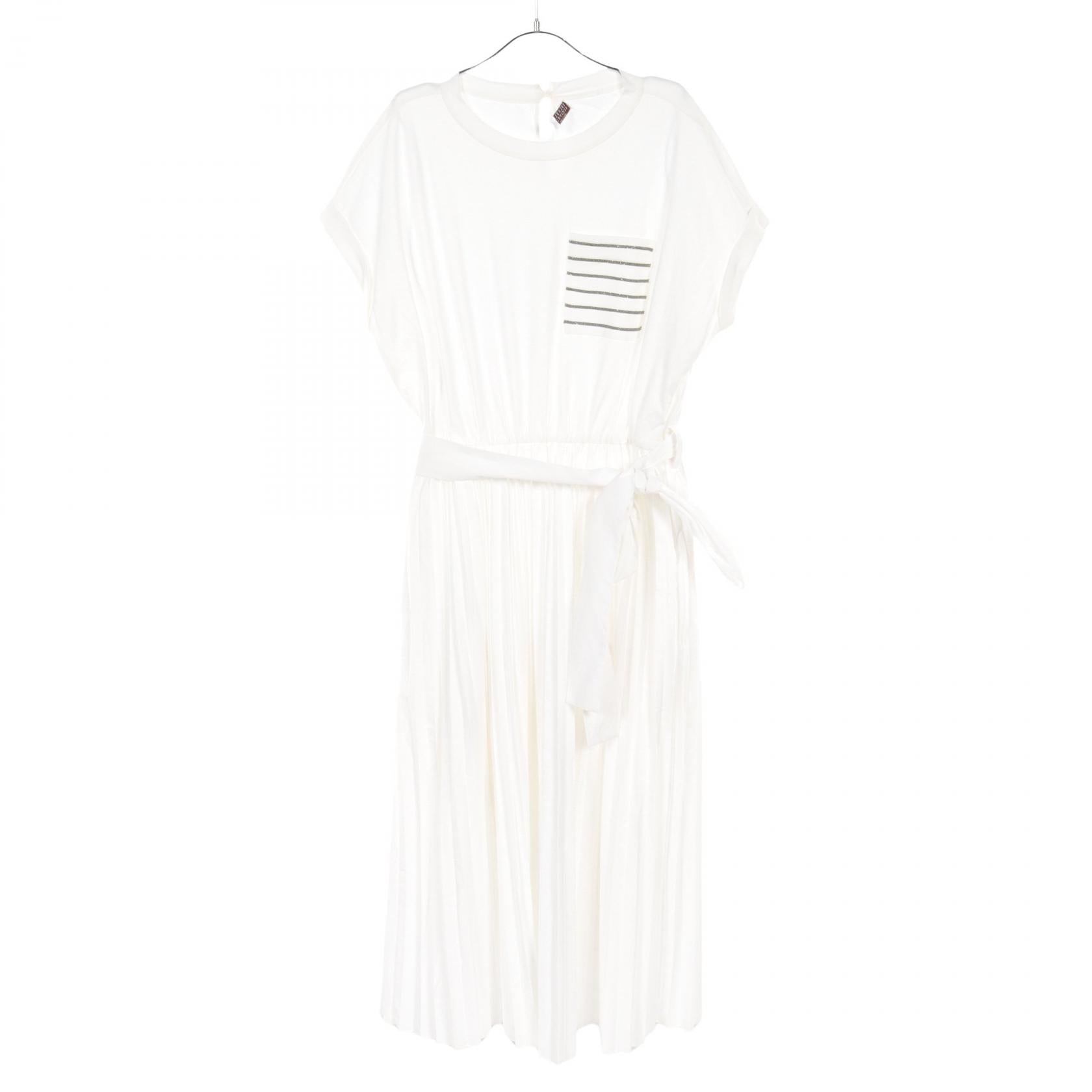 Brunello Cucinelli Cotton Dress White