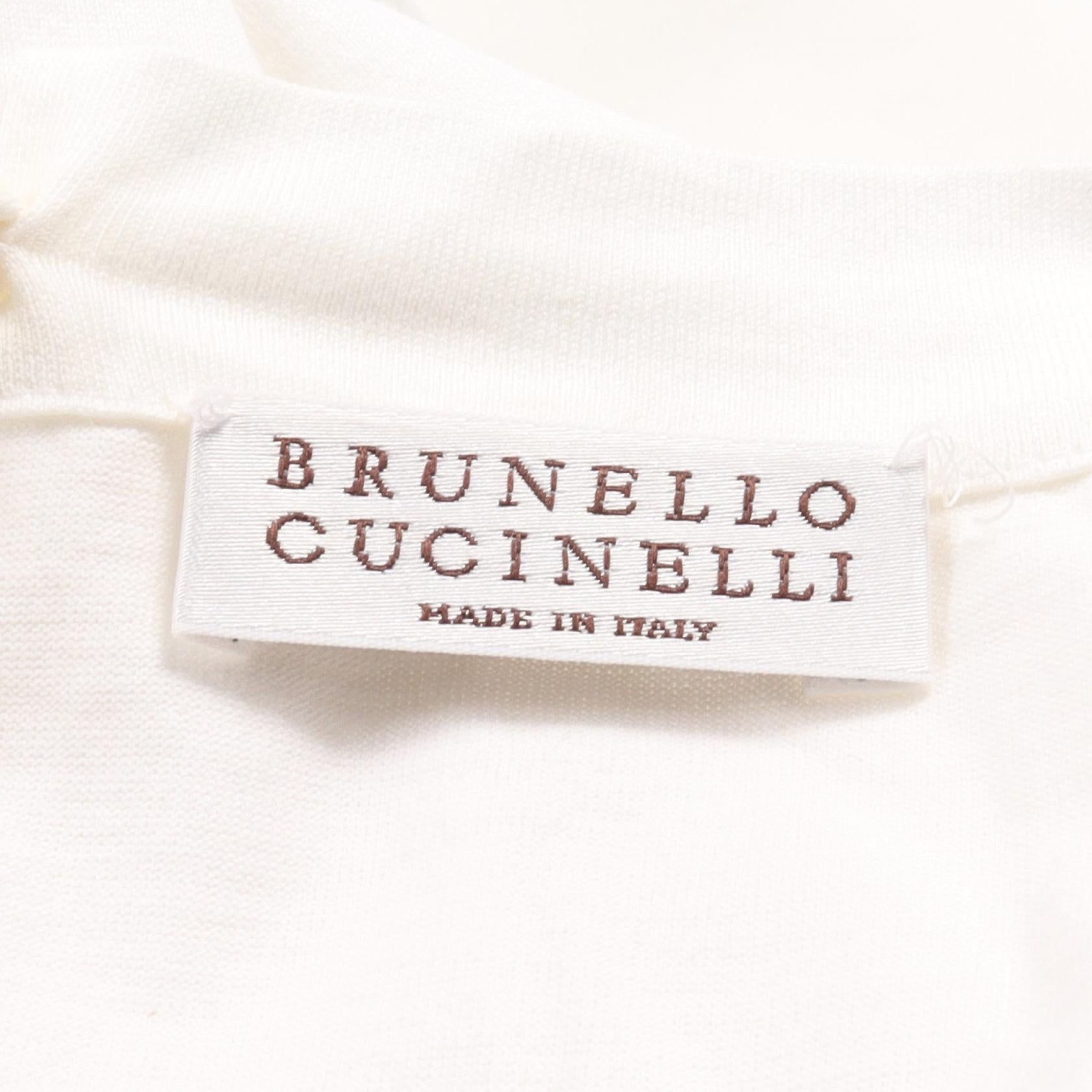 Brunello Cucinelli Cotton Dress White