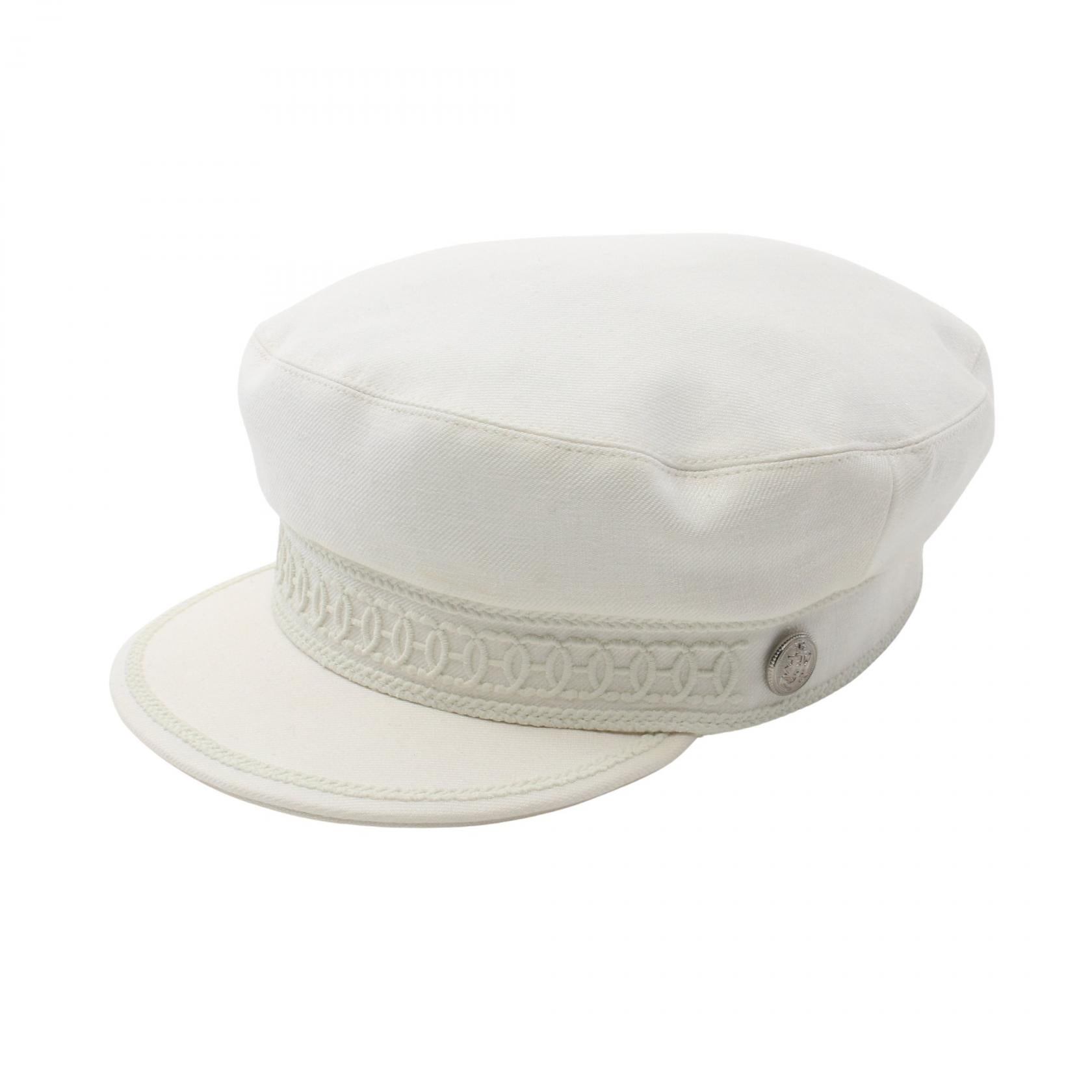 Hermes Cabourg Linen Canvas Hat