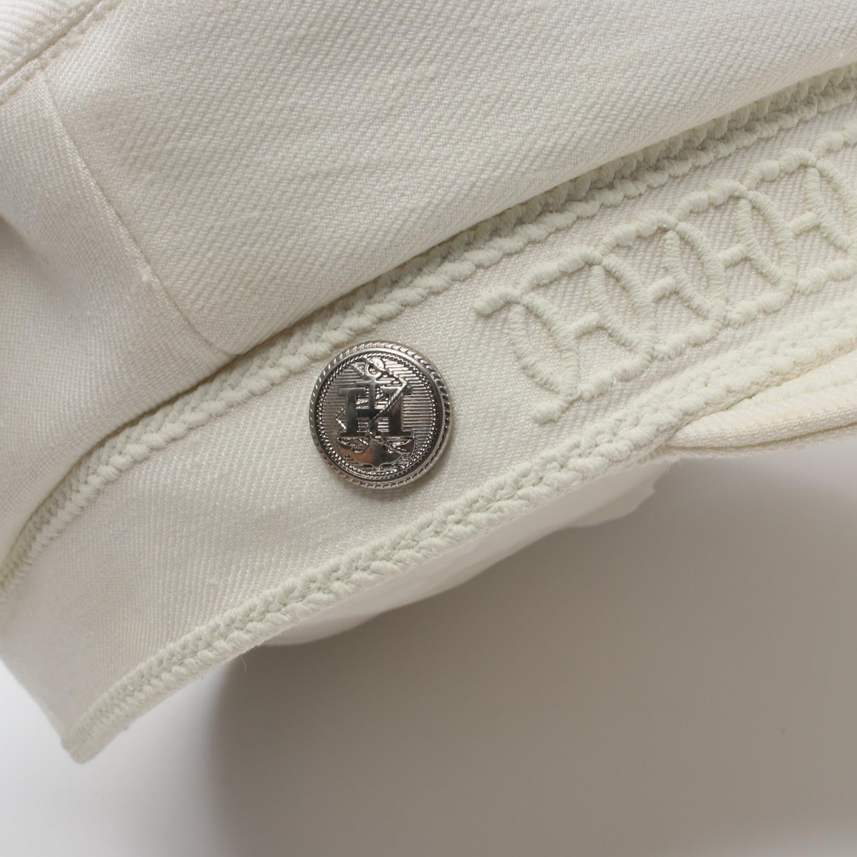 Hermes Cabourg Linen Canvas Hat