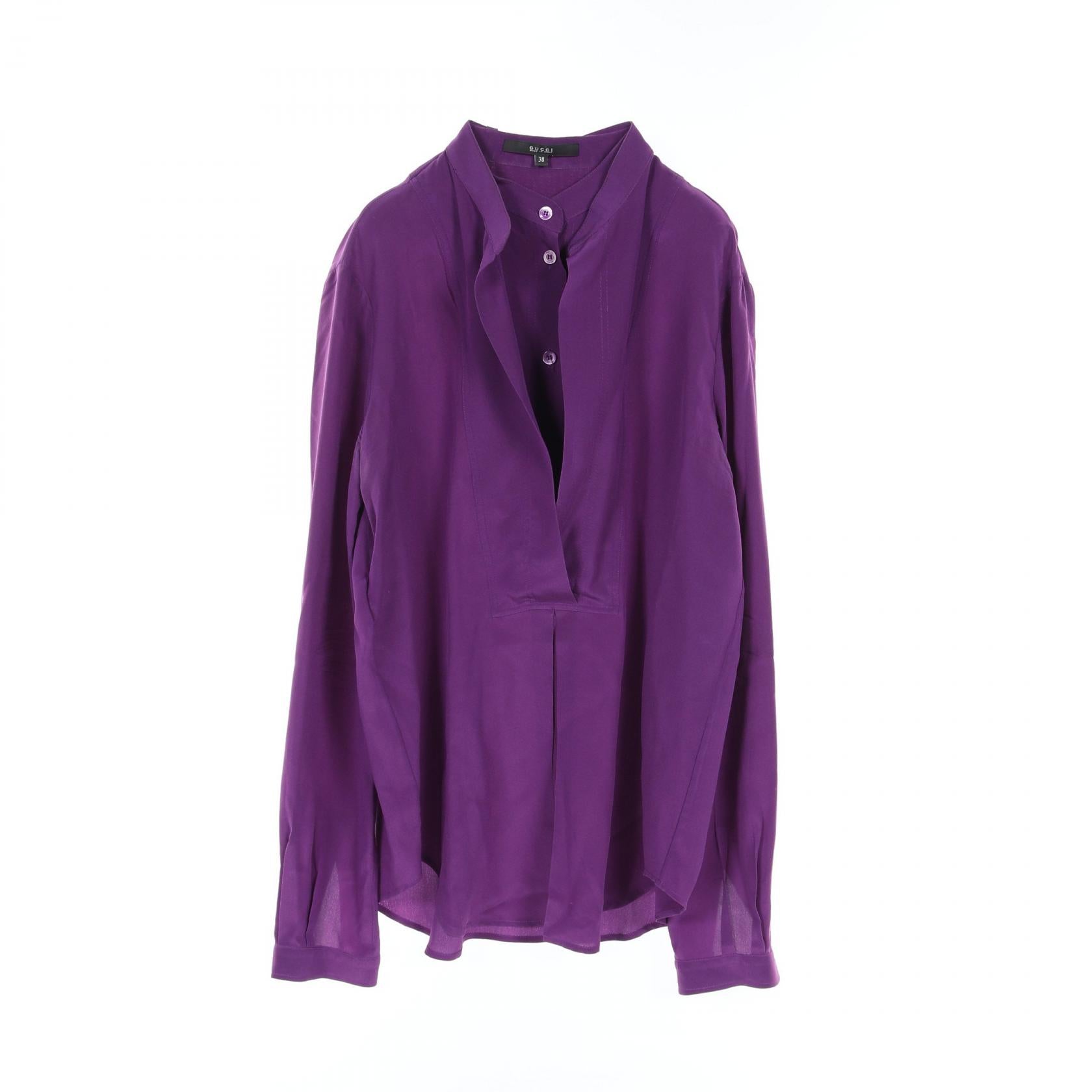 Gucci Silk Top Purple for Women