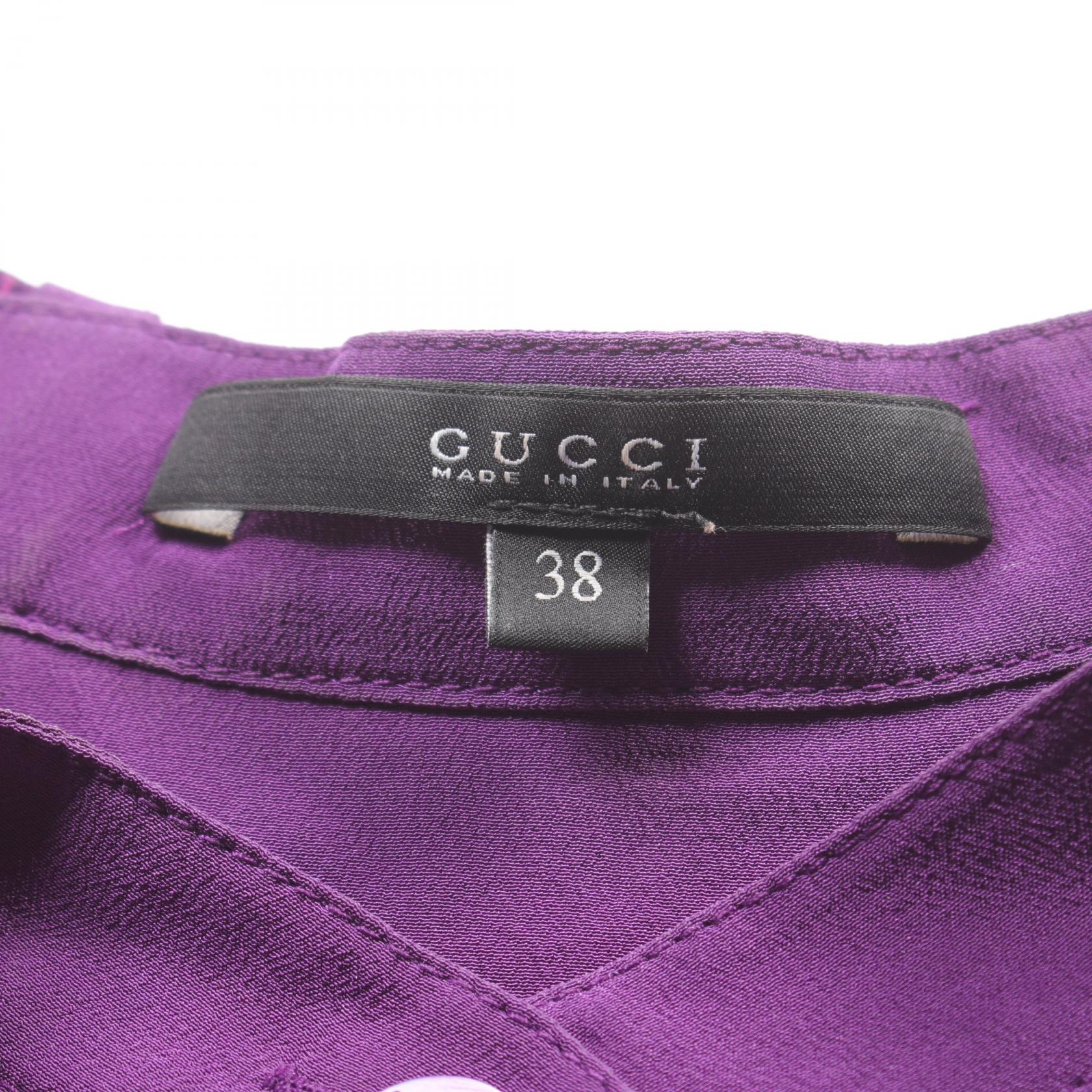 Gucci Silk Top Purple for Women