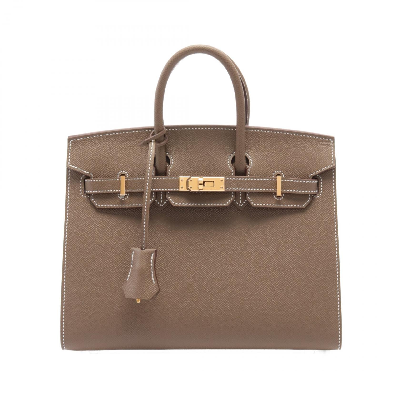 Hermes Birkin 25 Sellier Handbag Brown