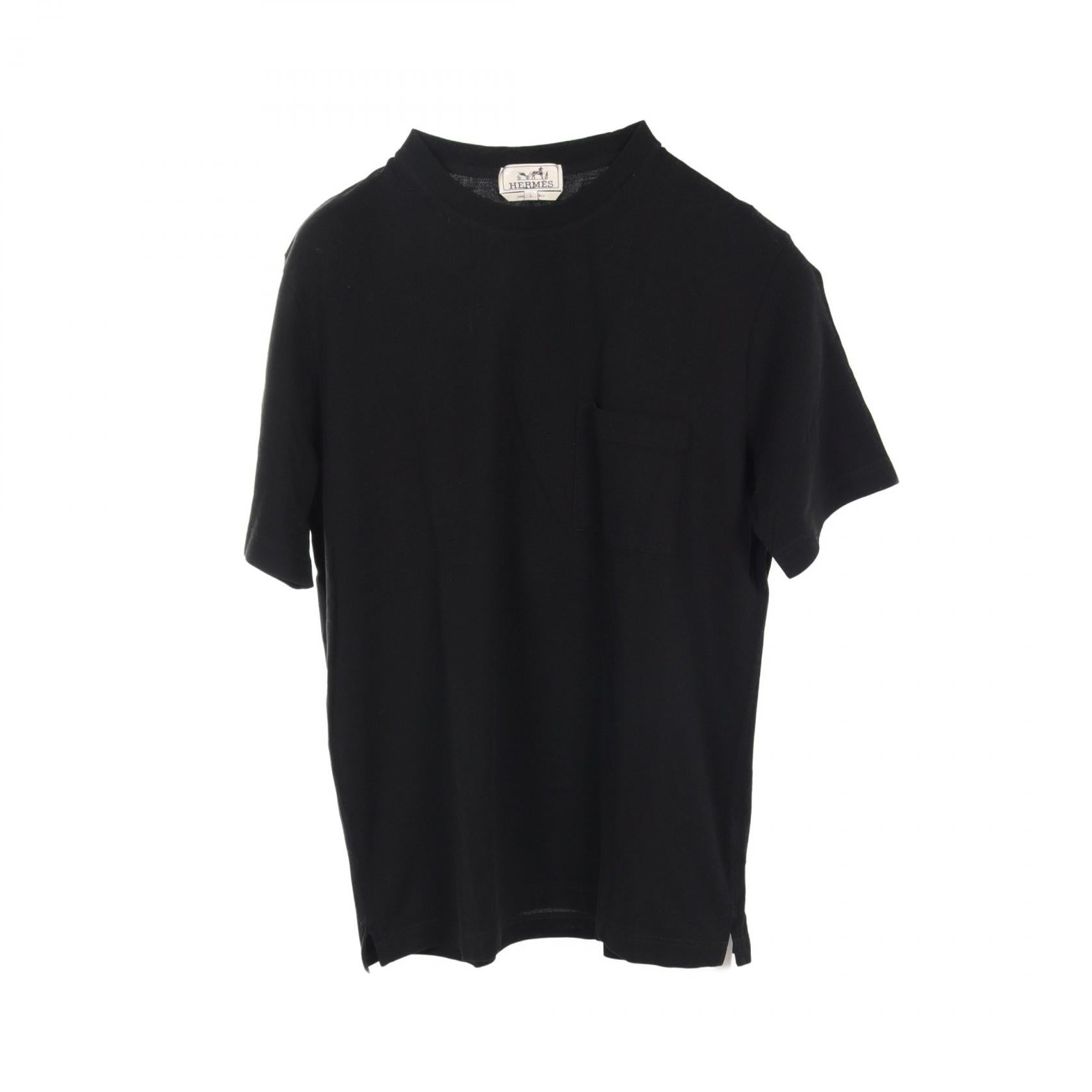 Hermes Cotton T-Shirt Black