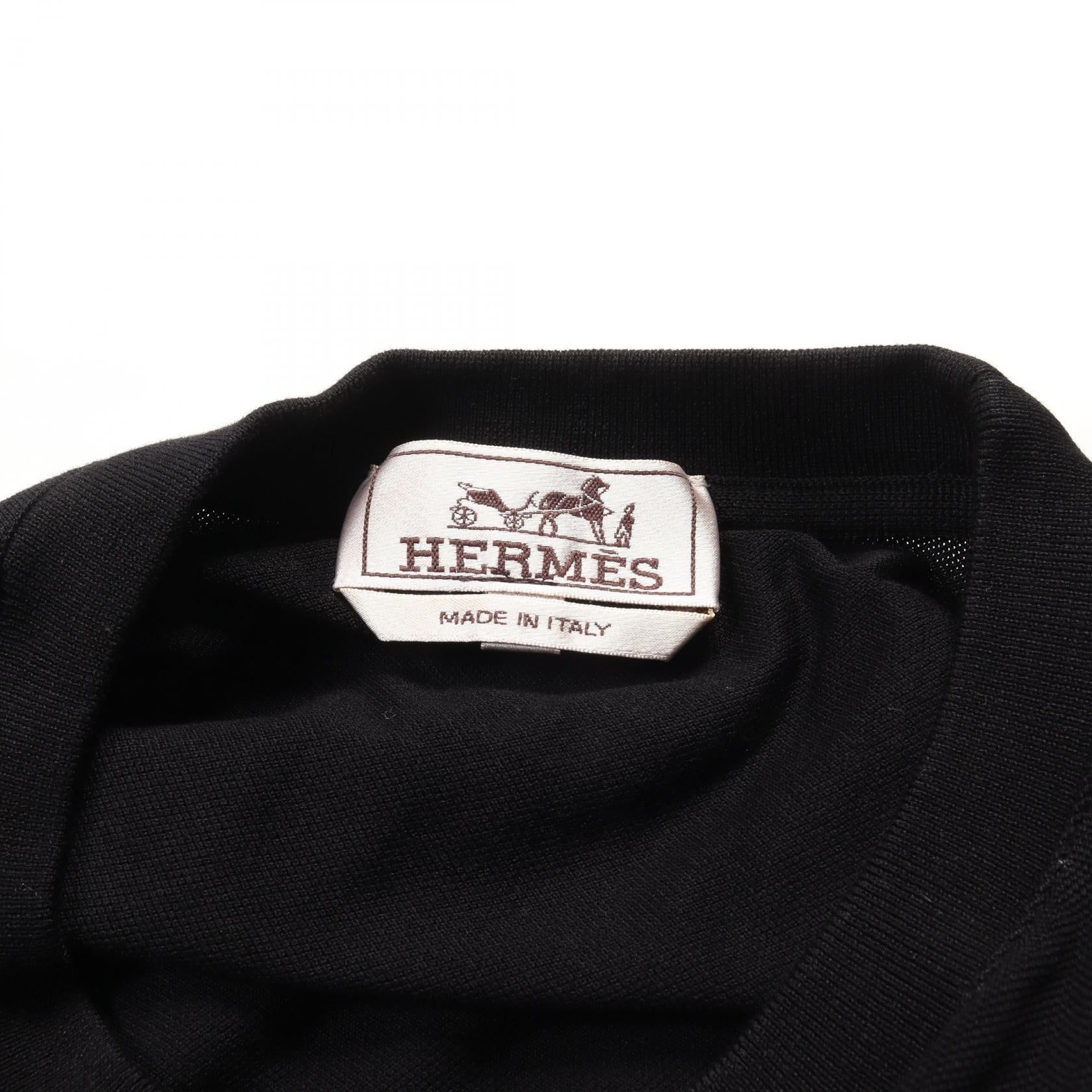 Hermes Cotton T-Shirt Black