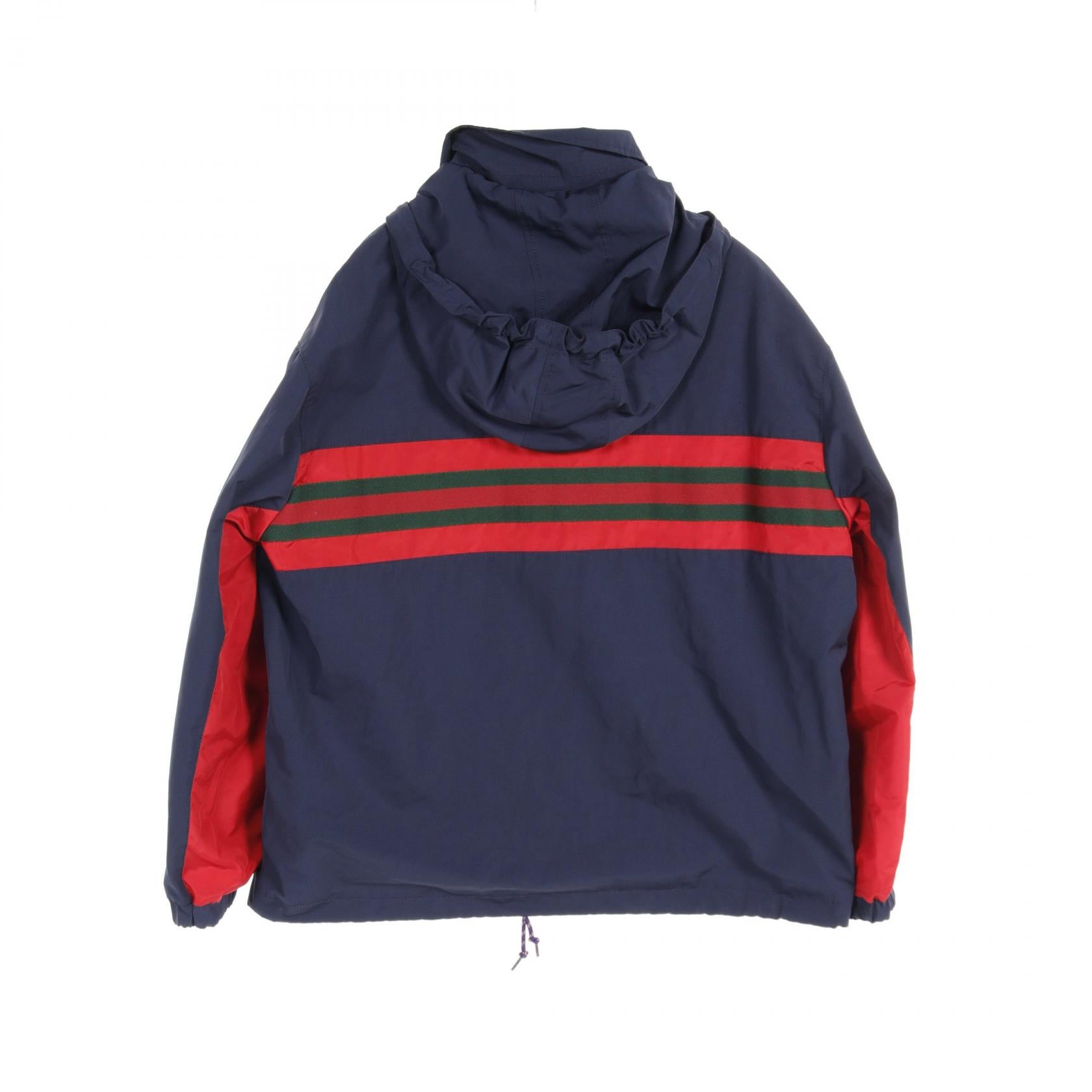 Gucci Nylon Jacket with Web Stripe Label