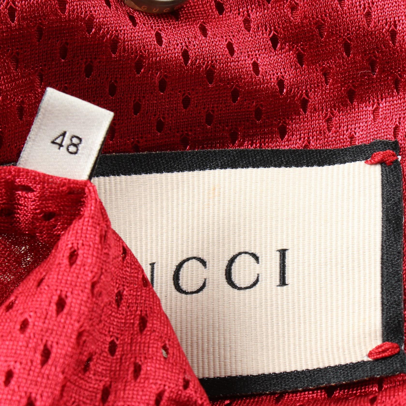 Gucci Nylon Jacket with Web Stripe Label