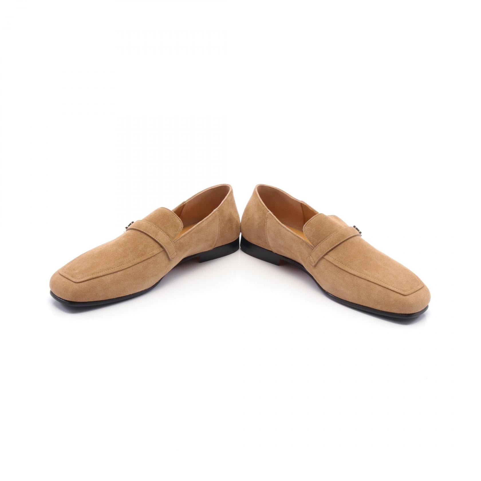 Hermes Giovanni Moccasin Shoes Brown