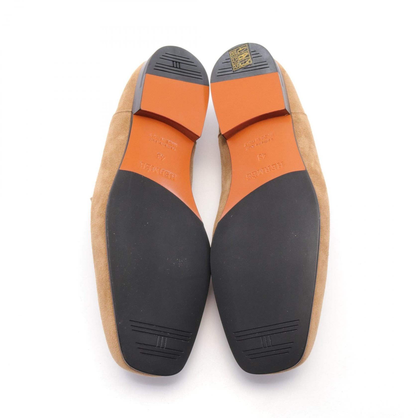 Hermes Giovanni Moccasin Shoes Brown