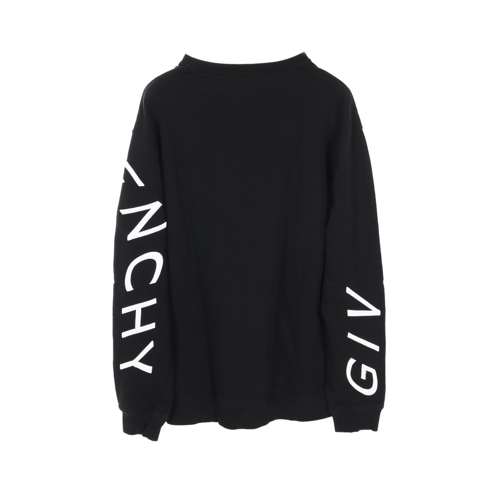 Givenchy Cotton Sweatshirt Black BMJ07H30AF