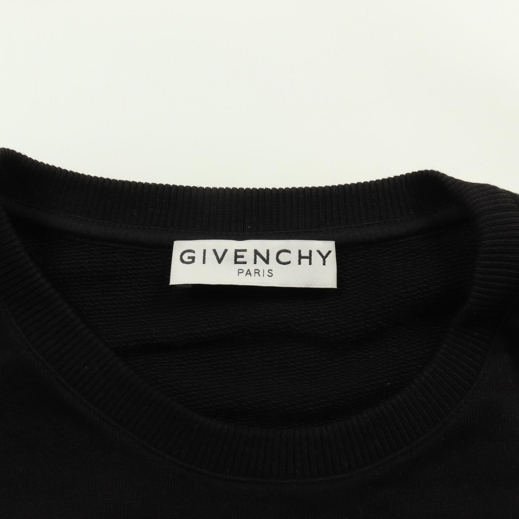 Givenchy Cotton Sweatshirt Black BMJ07H30AF