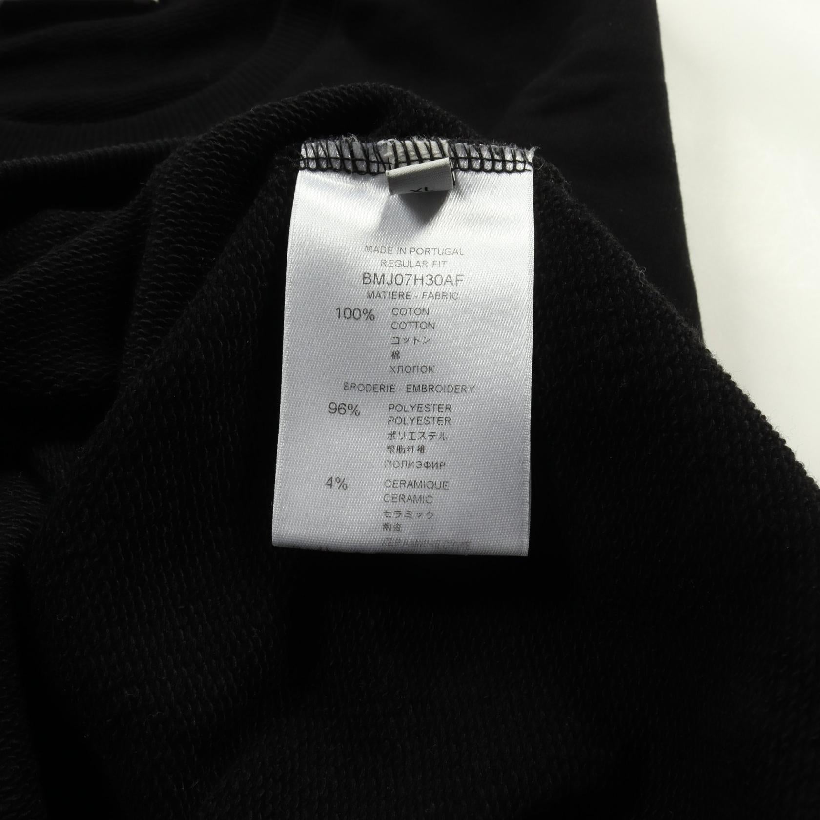 Givenchy Cotton Sweatshirt Black BMJ07H30AF