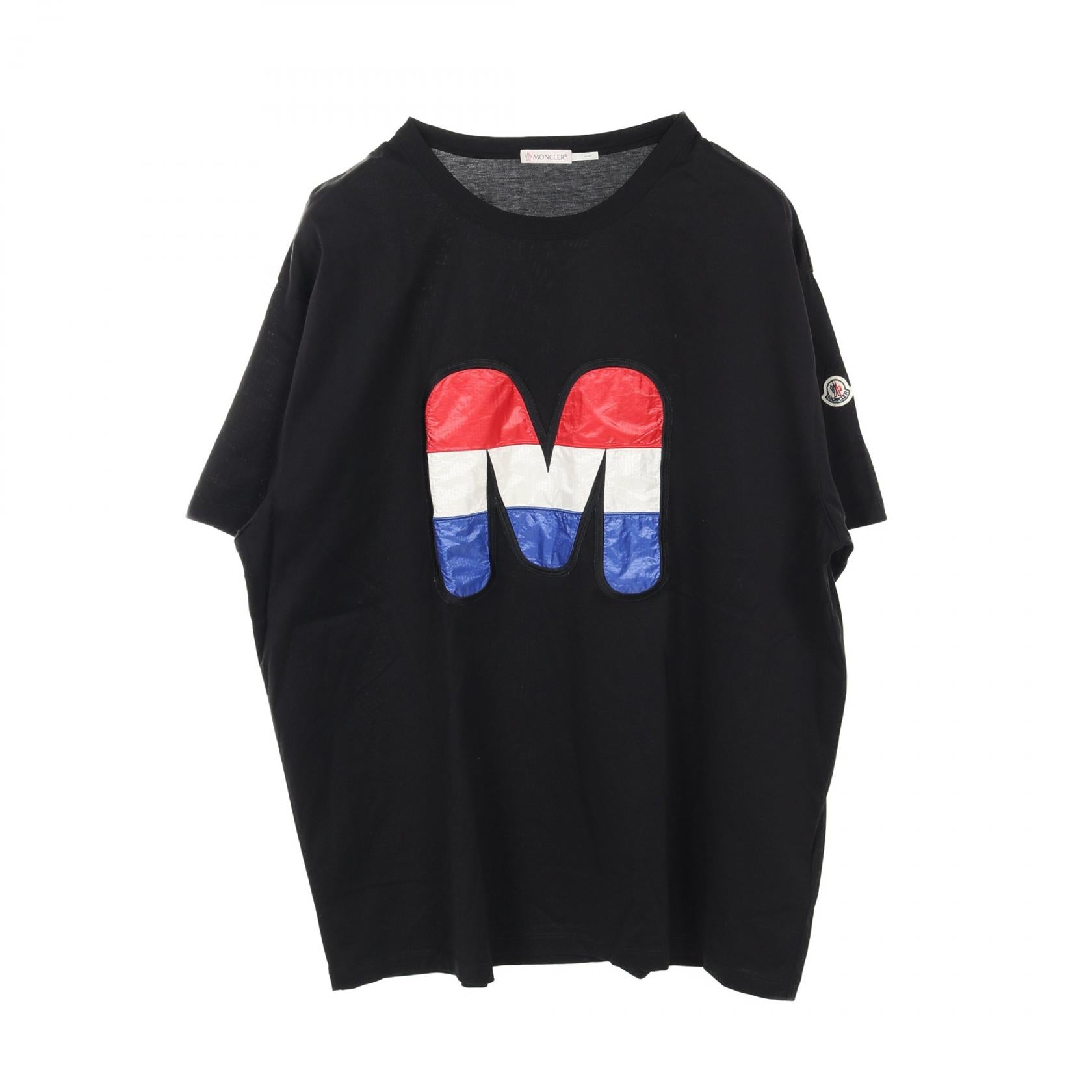 Moncler Tricolor M Logo Cotton T-Shirt