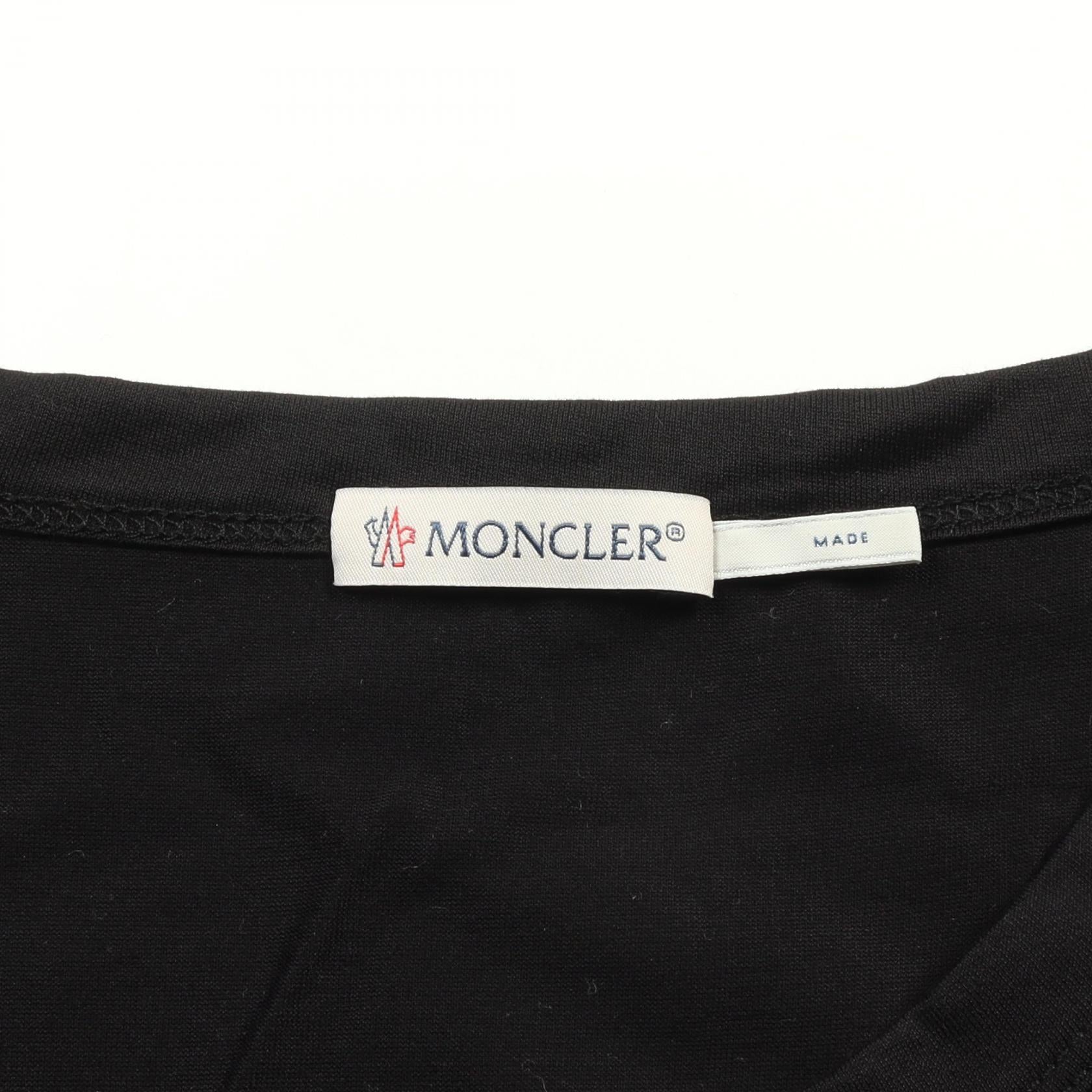 Moncler Tricolor M Logo Cotton T-Shirt