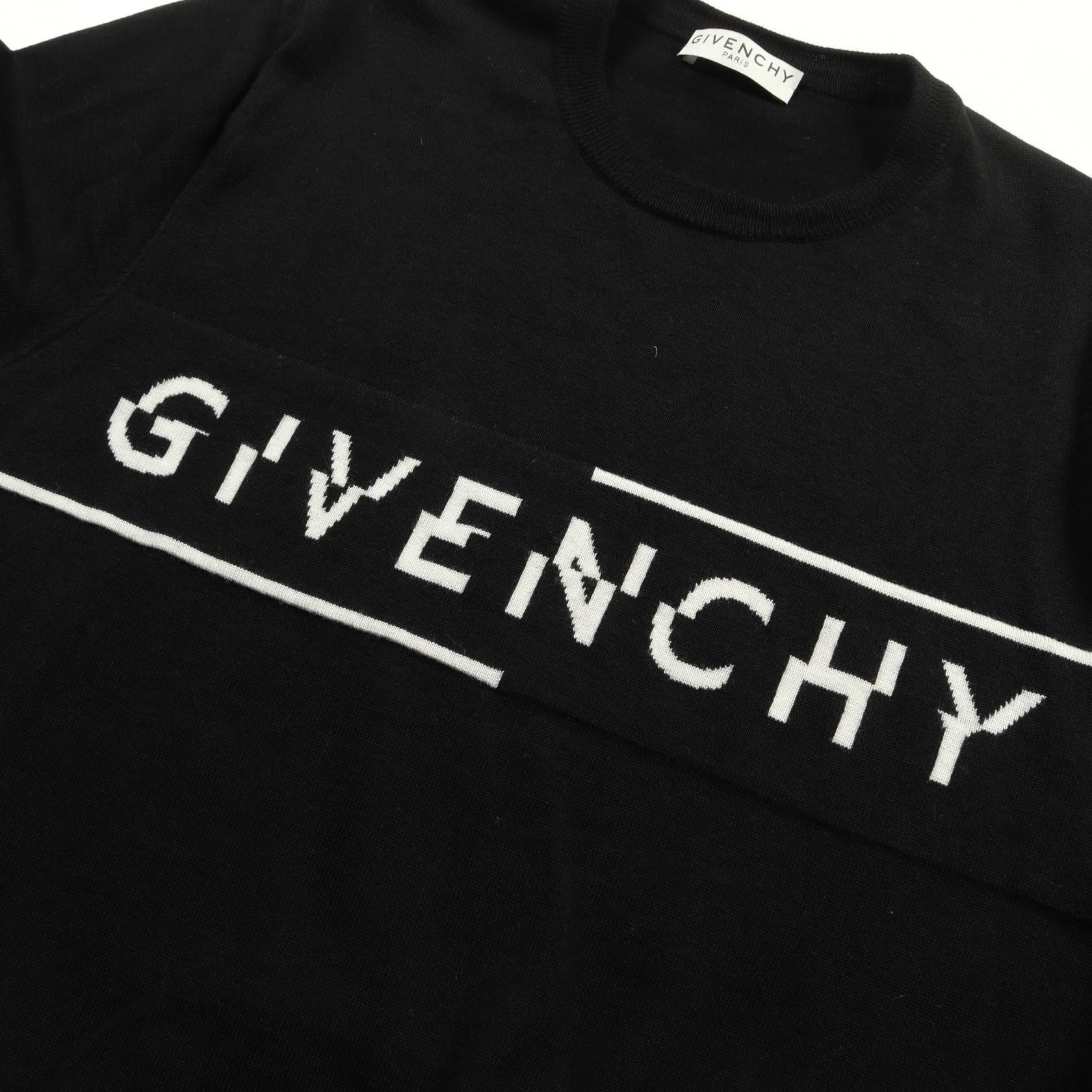 Givenchy Wool Knit Top Black Men