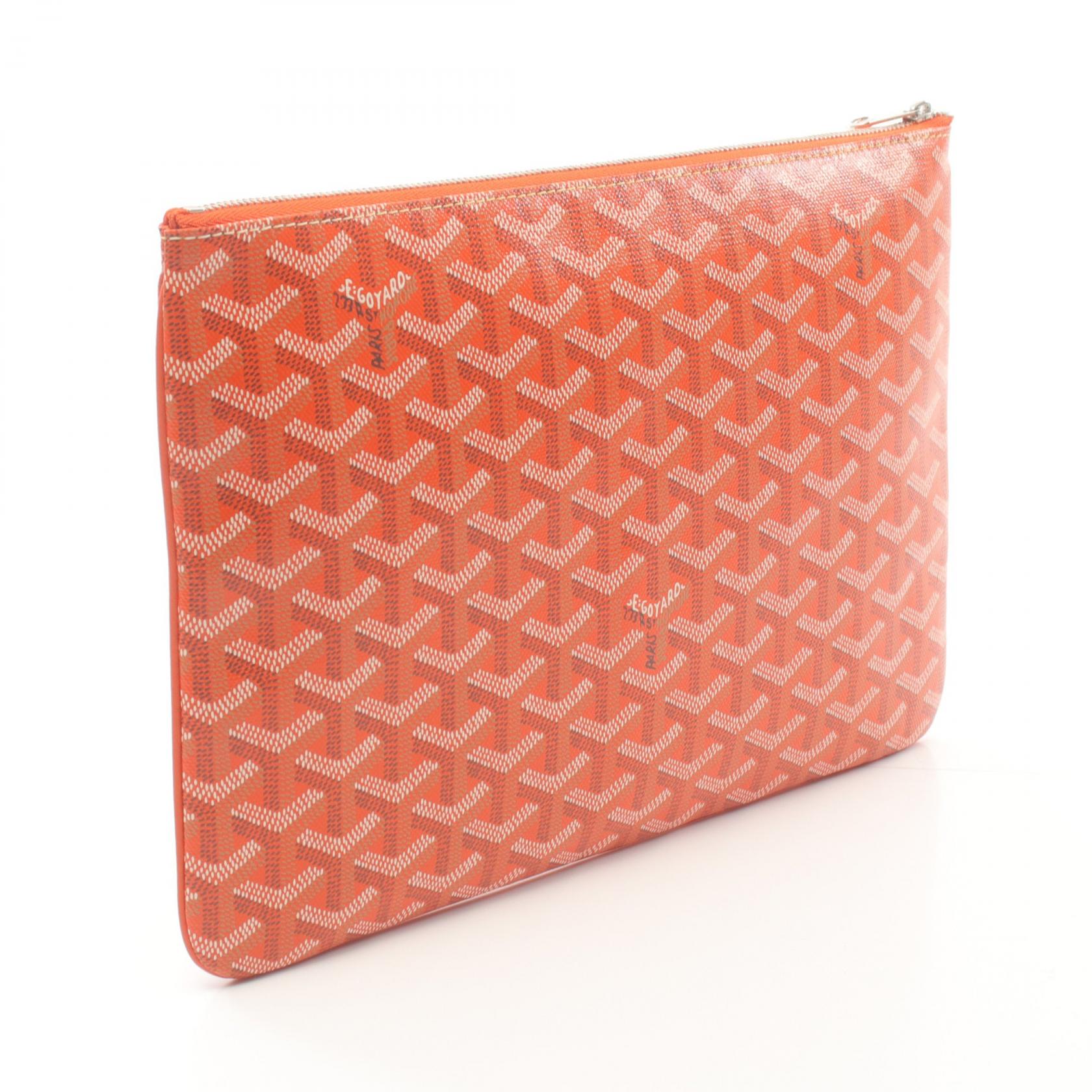 Goyard PVC Coated Canvas Clutch Bag