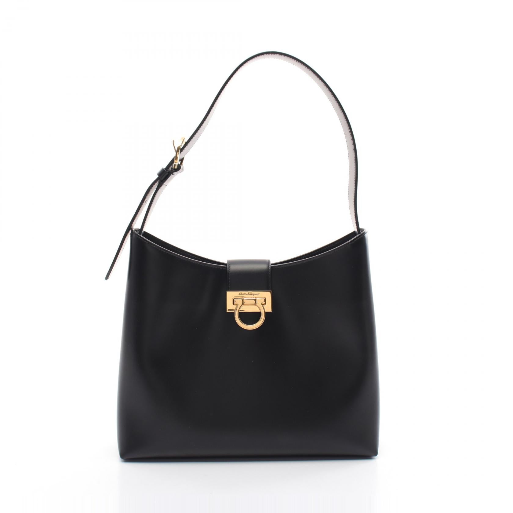 Salvatore Ferragamo Leather Gancini Shoulder Bag