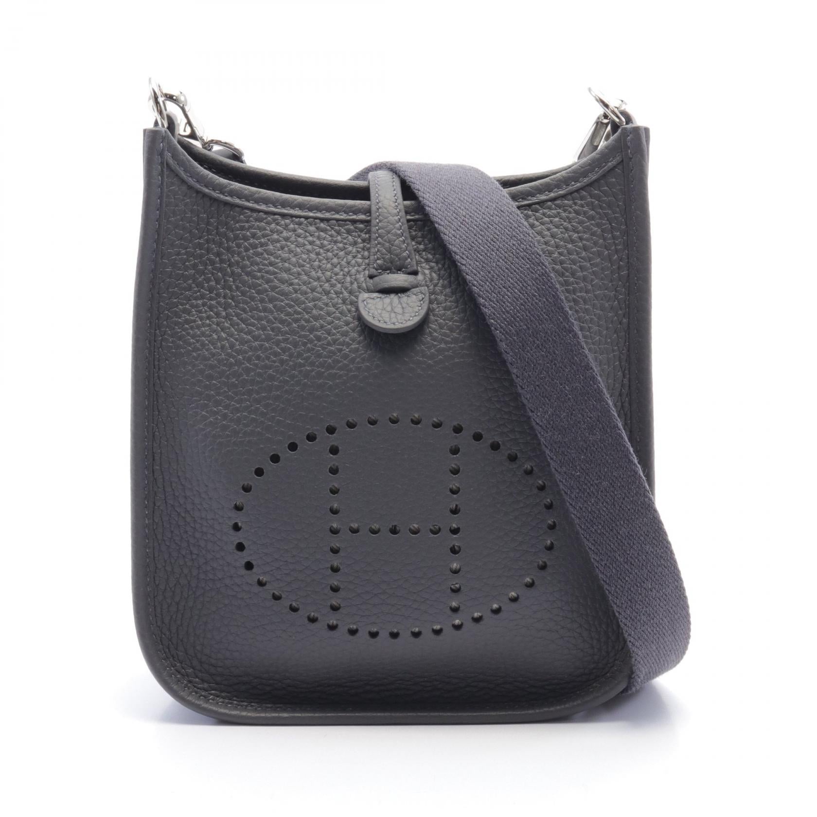 Hermes Evelyne TPM Gris Misty Shoulder Bag