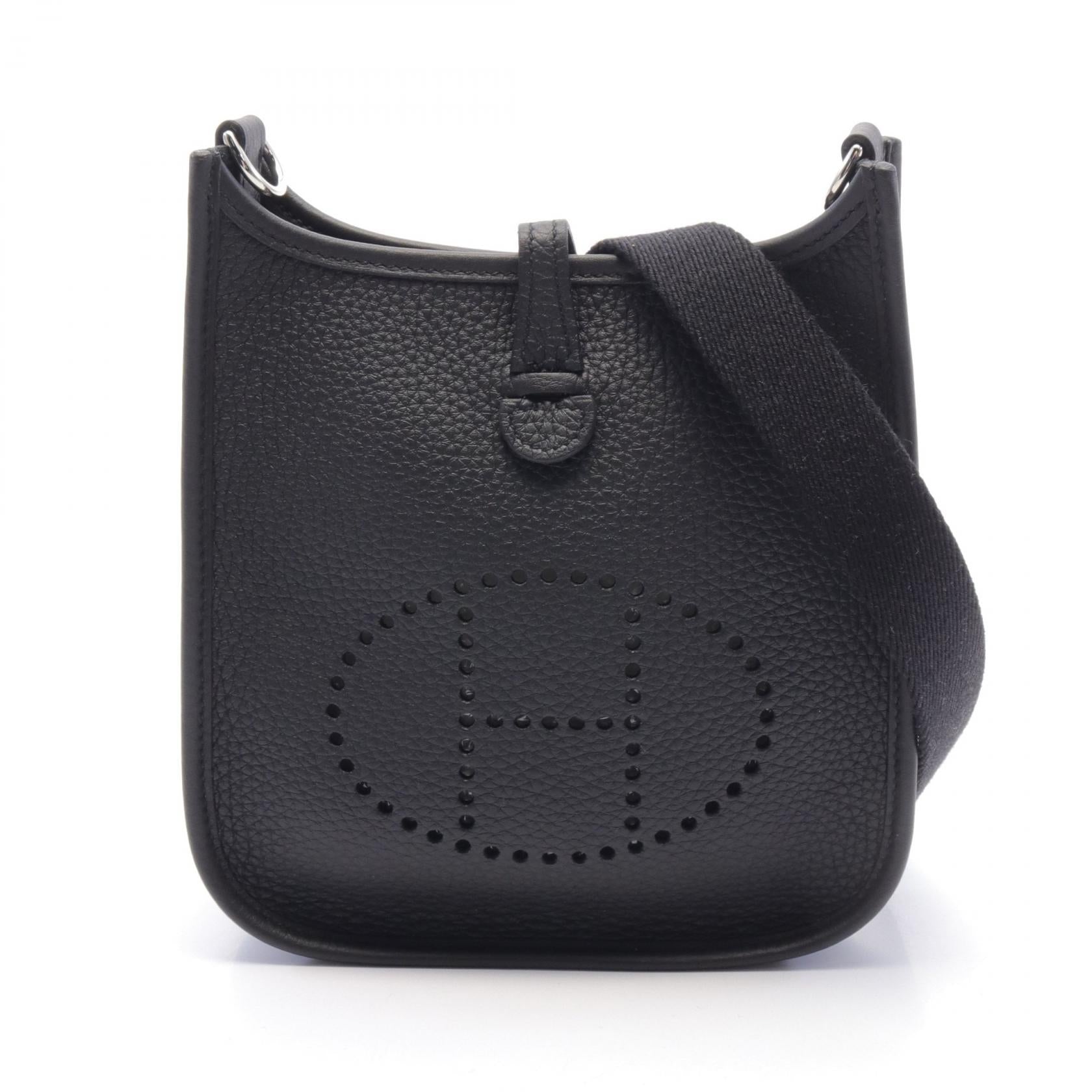 Hermes Evelyne TPM Shoulder Bag Black