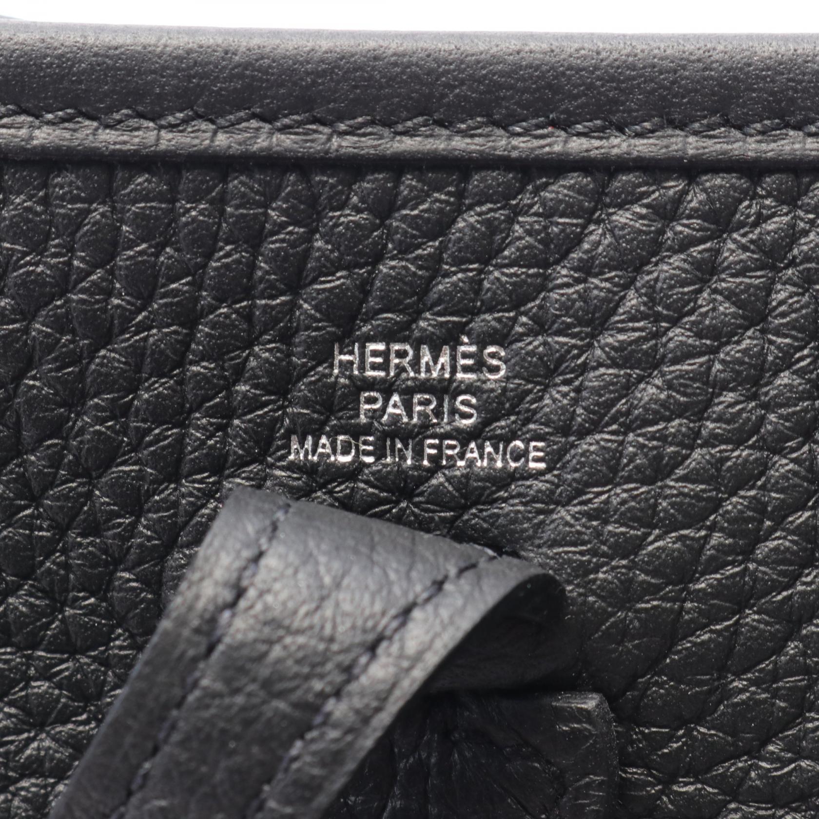 Hermes Evelyne TPM Shoulder Bag Black