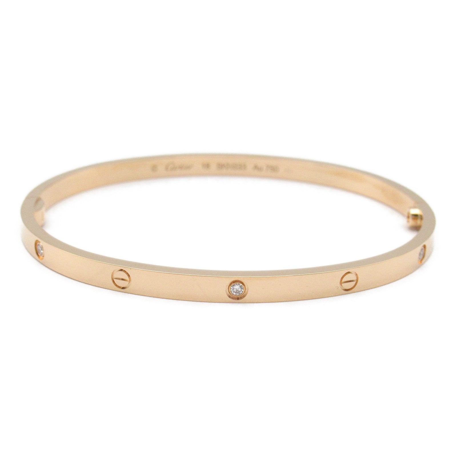 Cartier Love Bracelet Small 6P Diamond K18PG