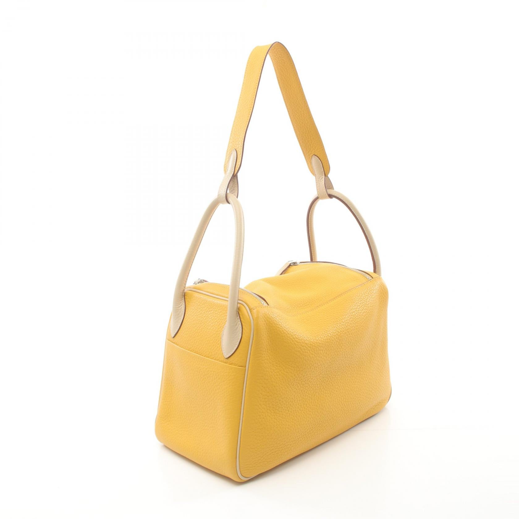 Hermes Lindy 30 Shoulder Bag Yellow