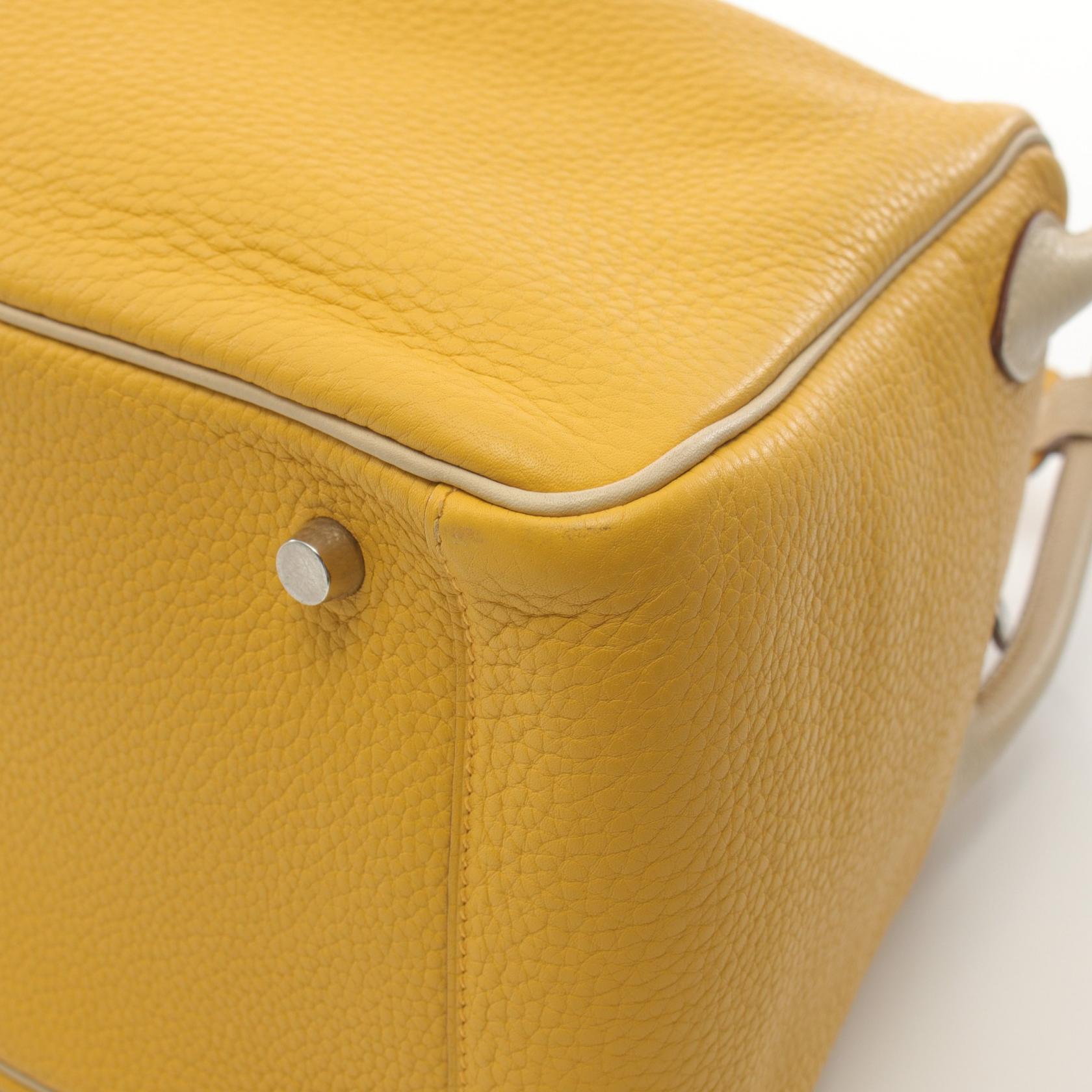 Hermes Lindy 30 Shoulder Bag Yellow