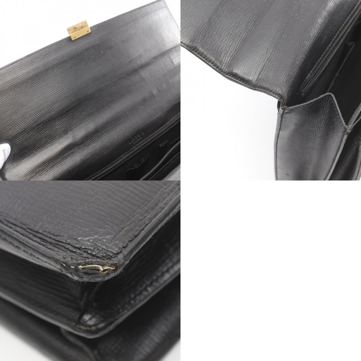 Loewe Leather Briefcase Black