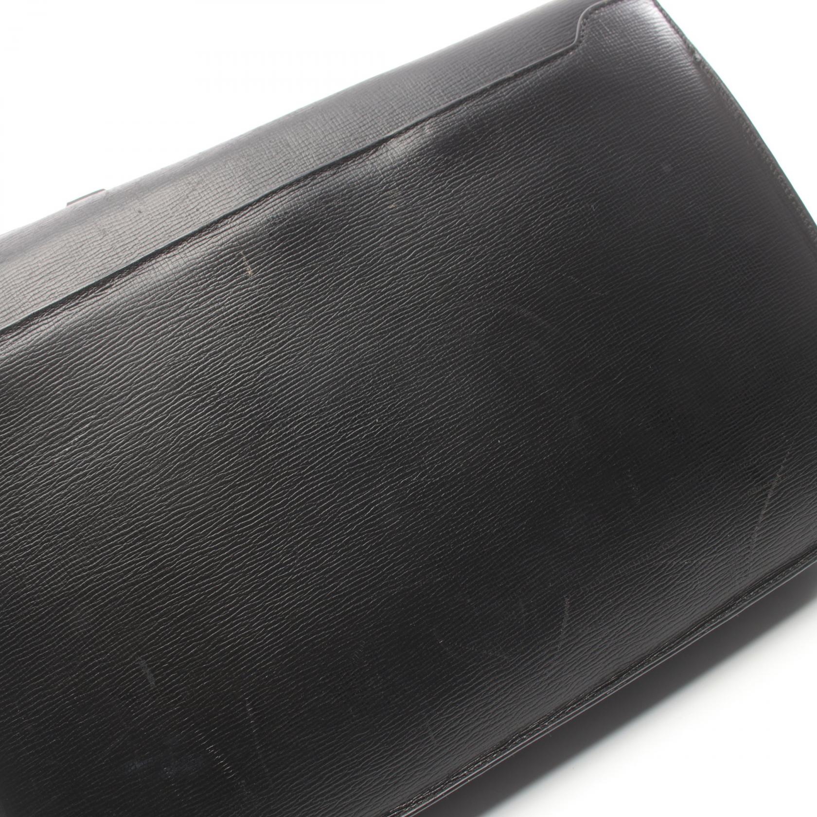 Loewe Leather Briefcase Black