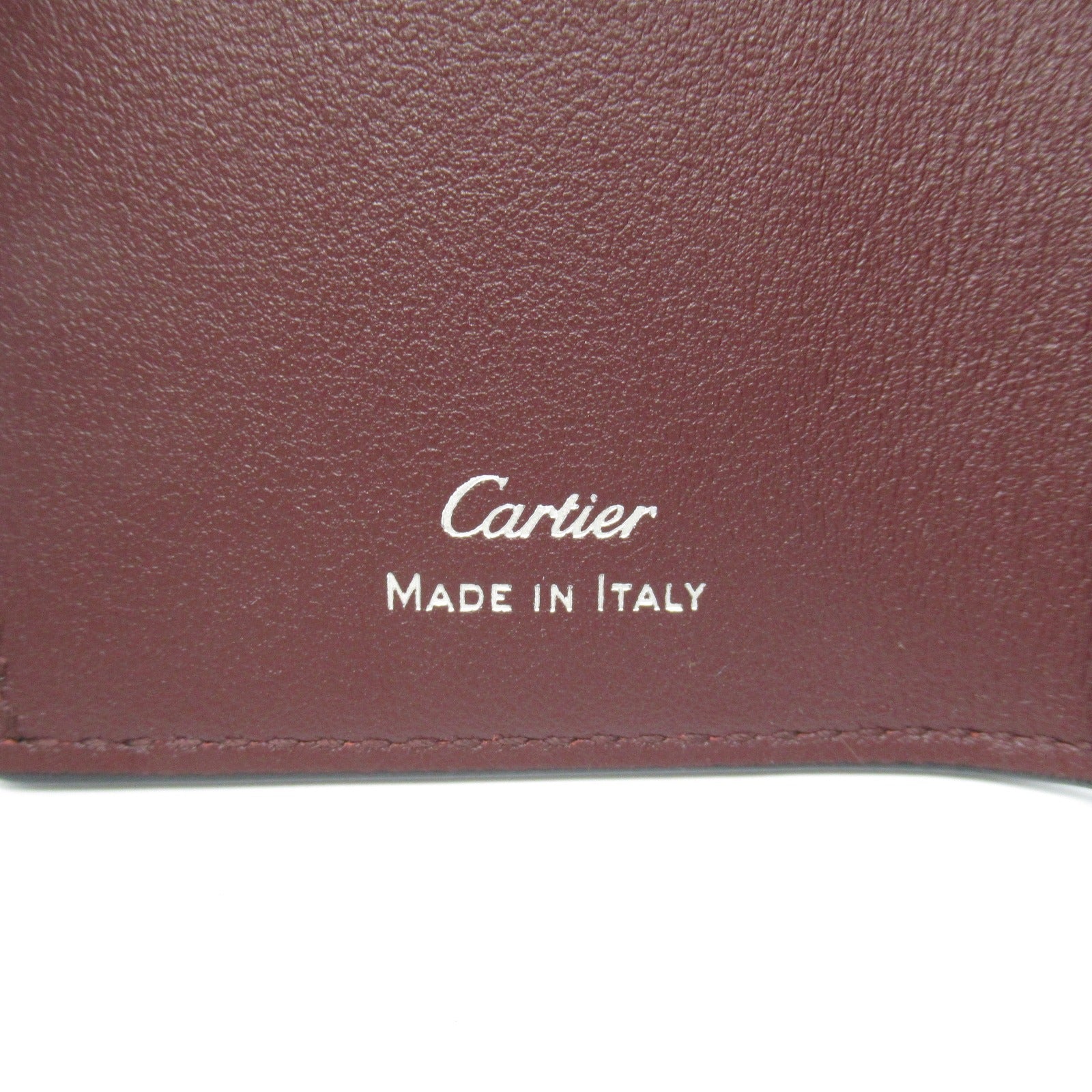 Cartier Must Leather Key Case Black/Bordeaux