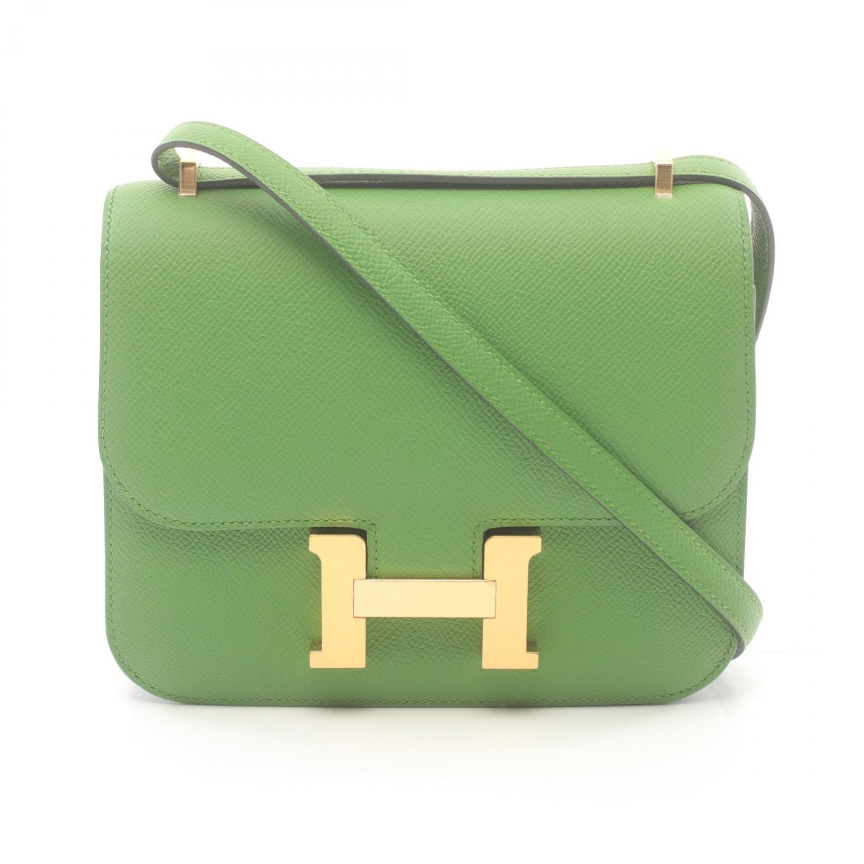 Hermes Constance 3 Mini Shoulder Bag Green