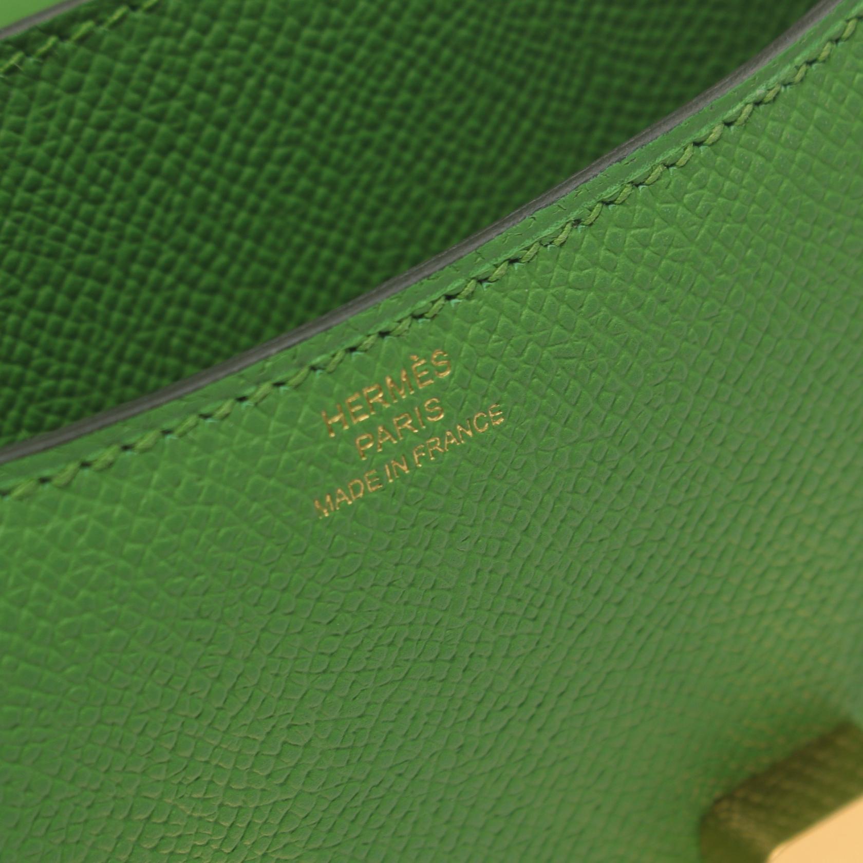 Hermes Constance 3 Mini Shoulder Bag Green