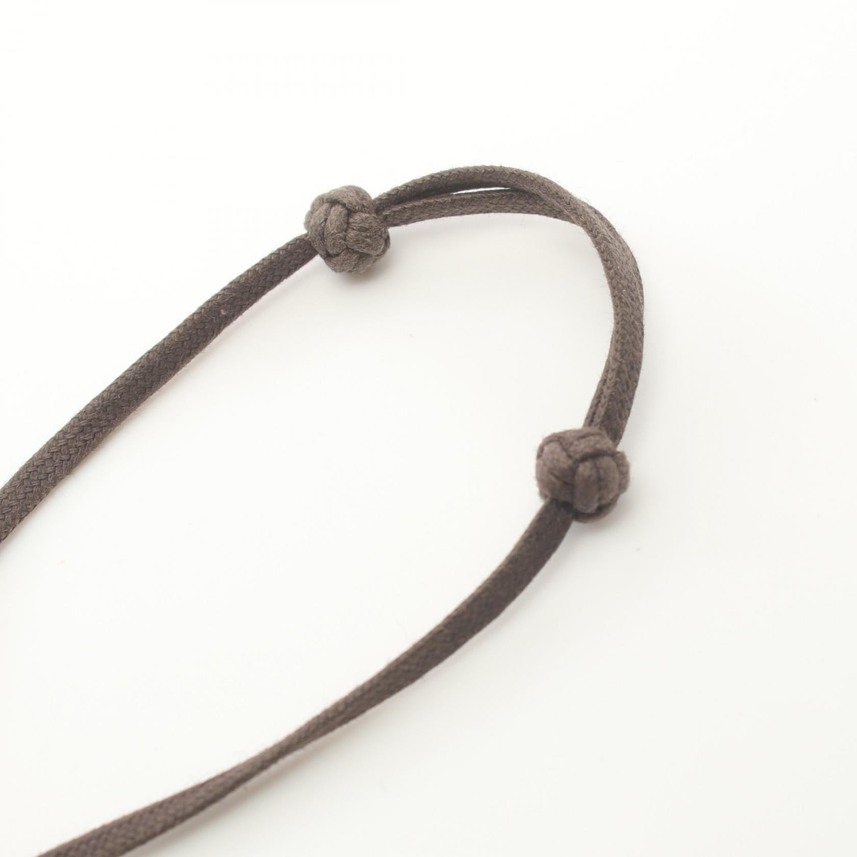 Hermes Leather Buffalo Horn Necklace