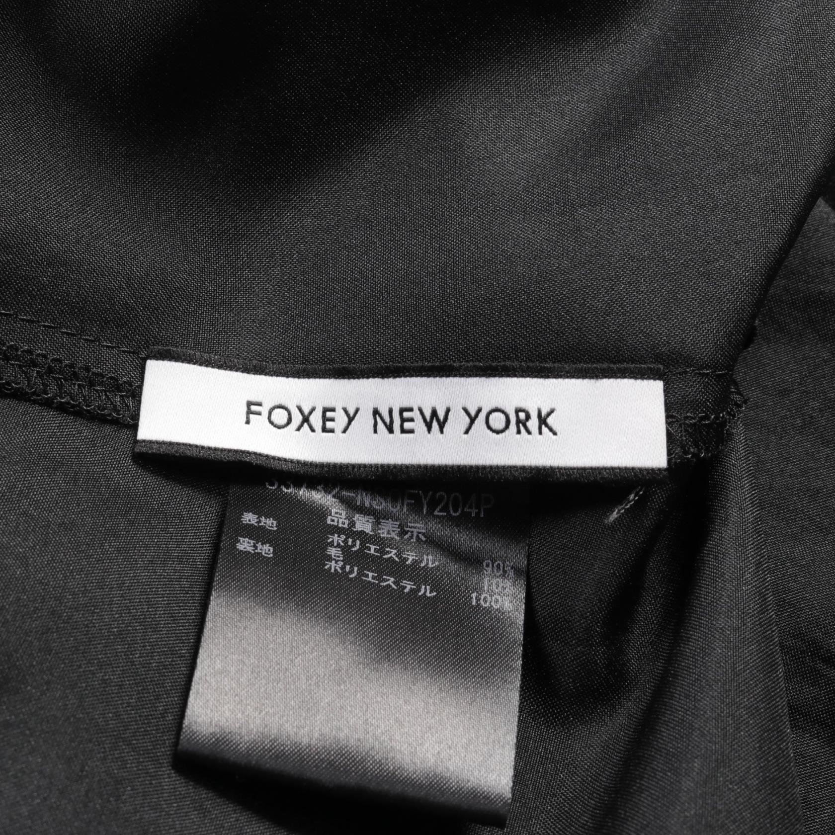 FOXEY NEW YORK Wool Polyester Dress Gray