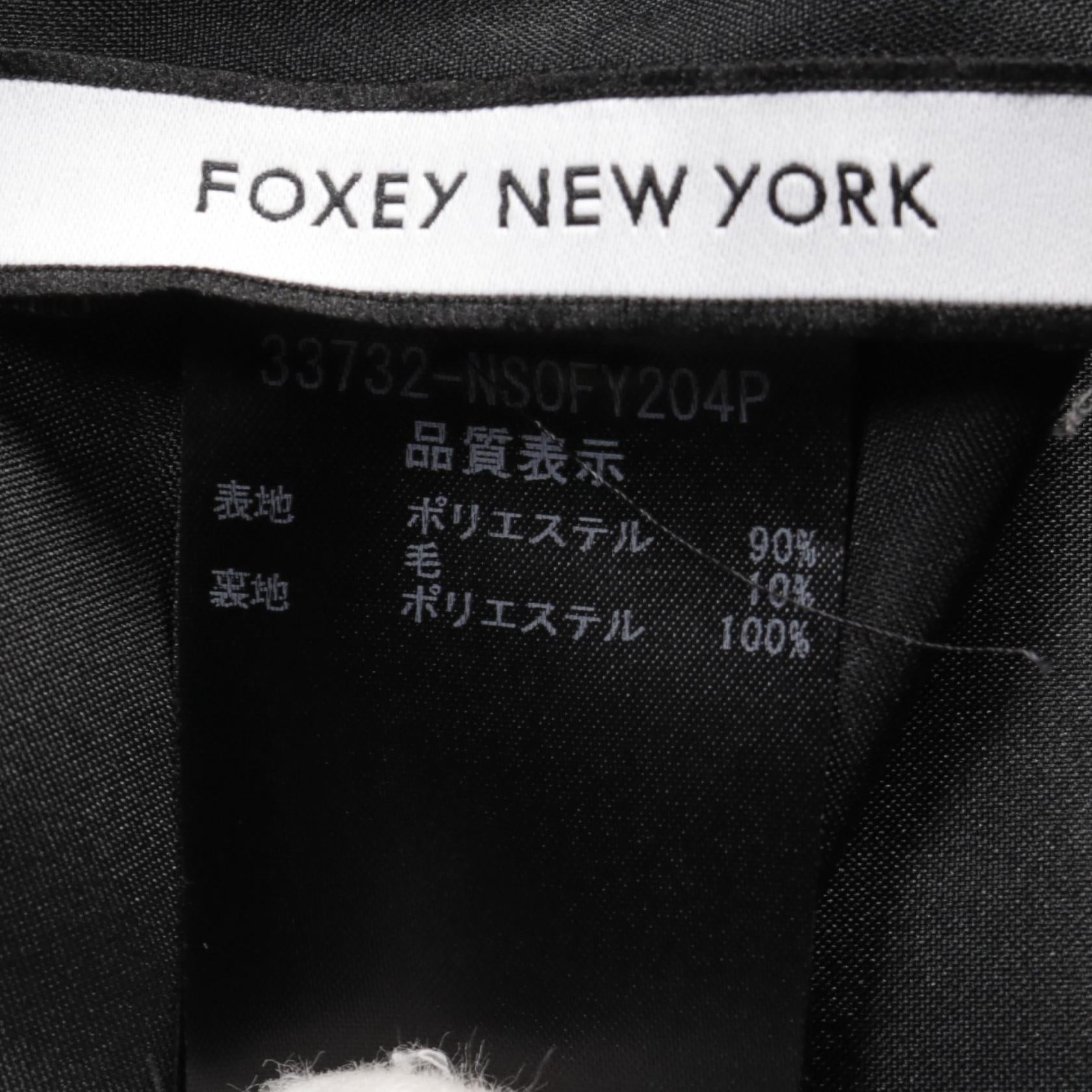 FOXEY NEW YORK Wool Polyester Dress Gray