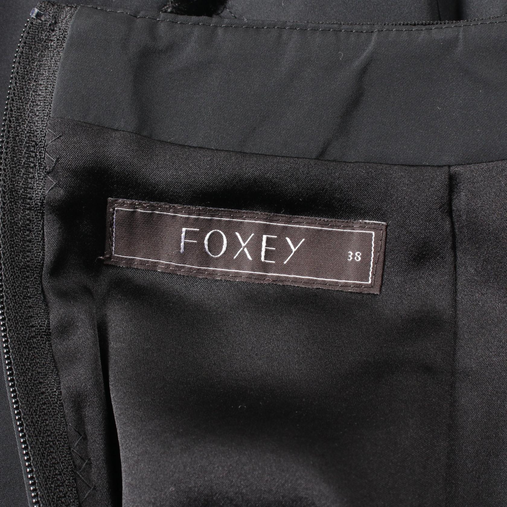 FOXEY Polyester Skirt Black 29025-AWFF09p