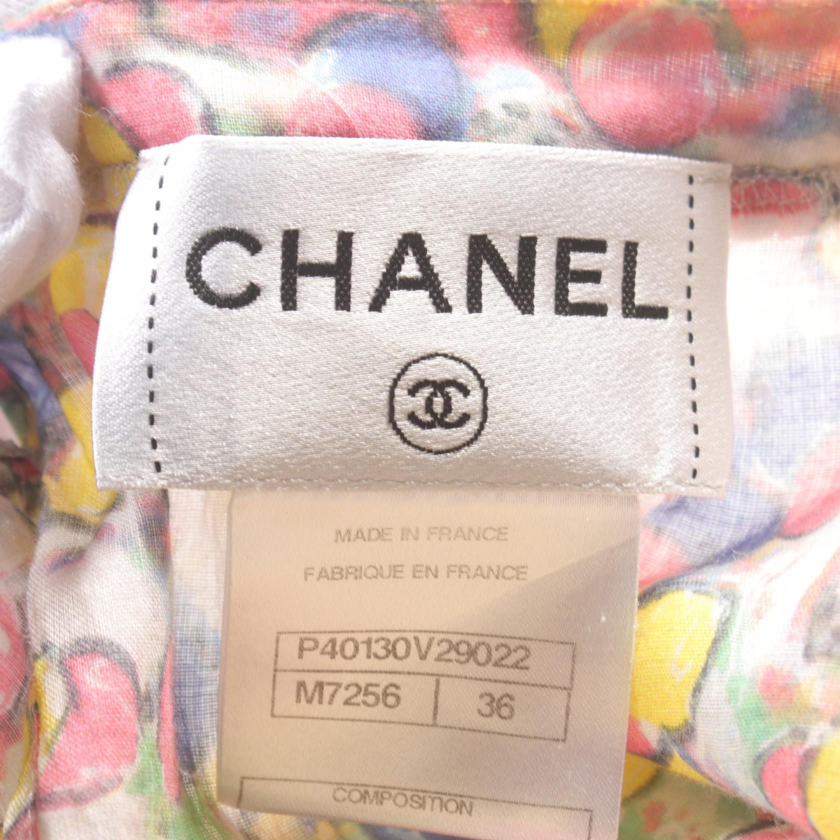 Chanel Coco Mark Cotton Tunic Top