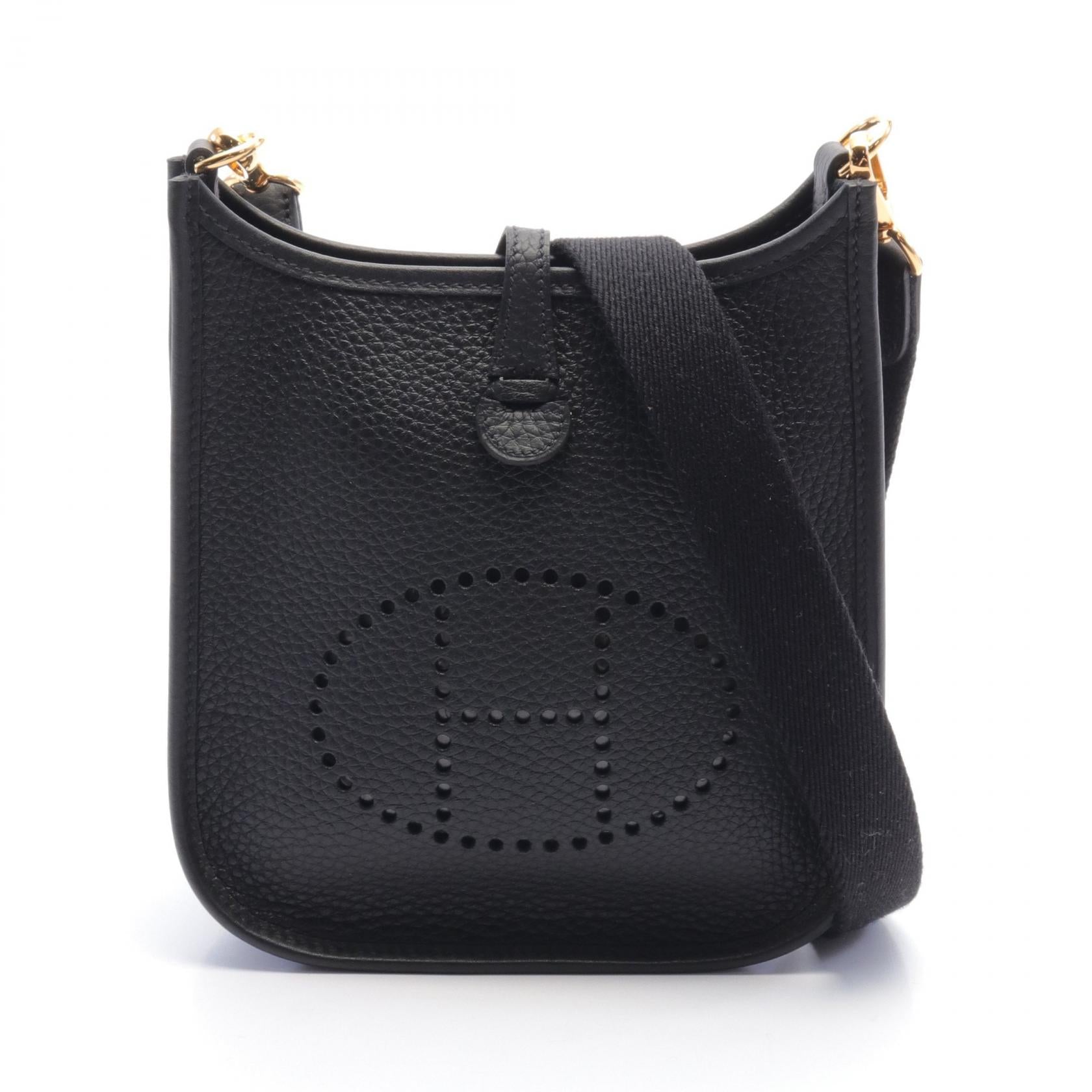 Hermes Evelyne TPM Shoulder Bag Black