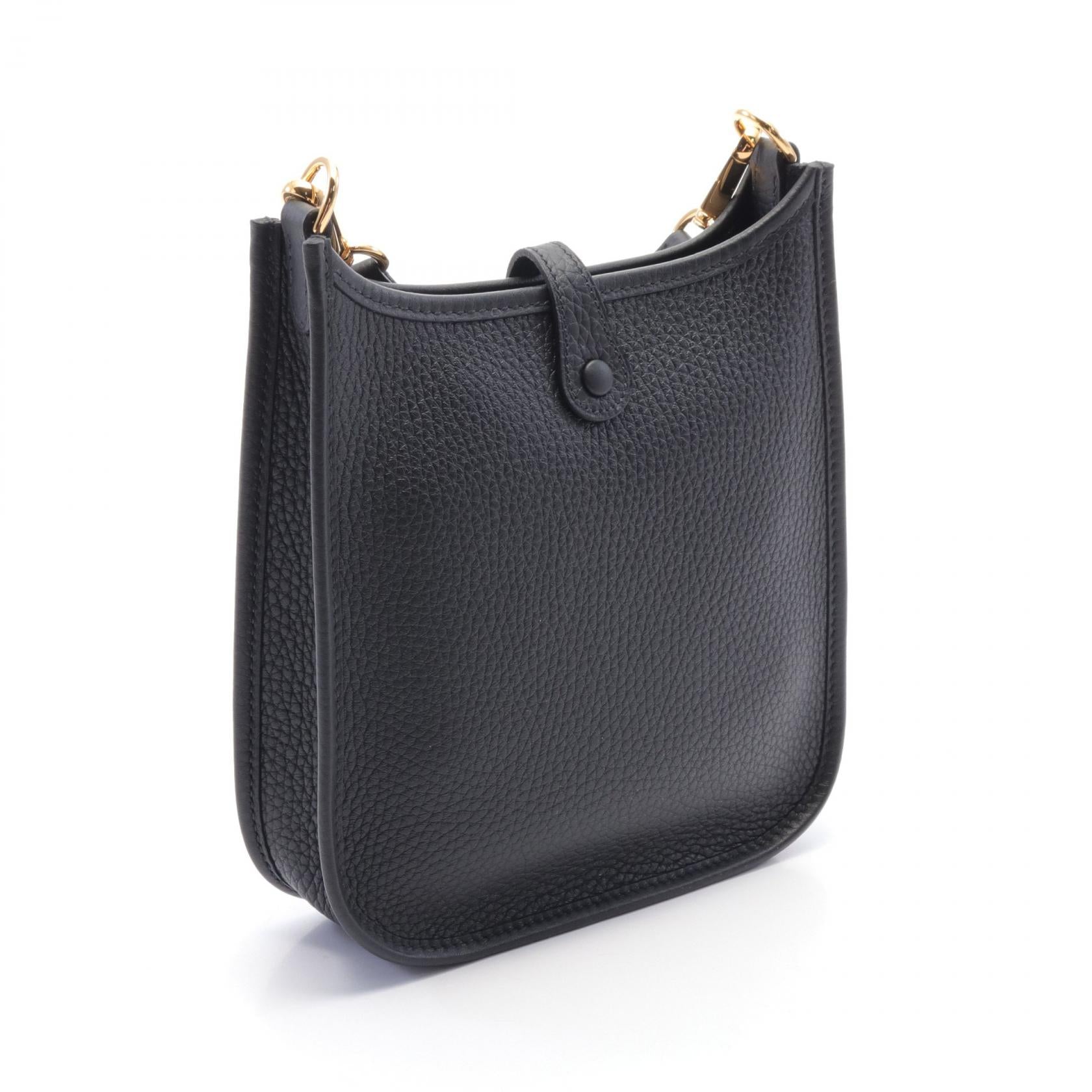 Hermes Evelyne TPM Shoulder Bag Black