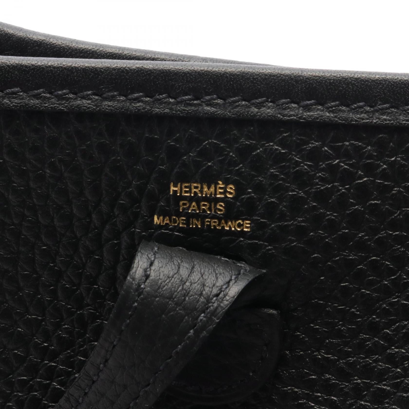 Hermes Evelyne TPM Shoulder Bag Black