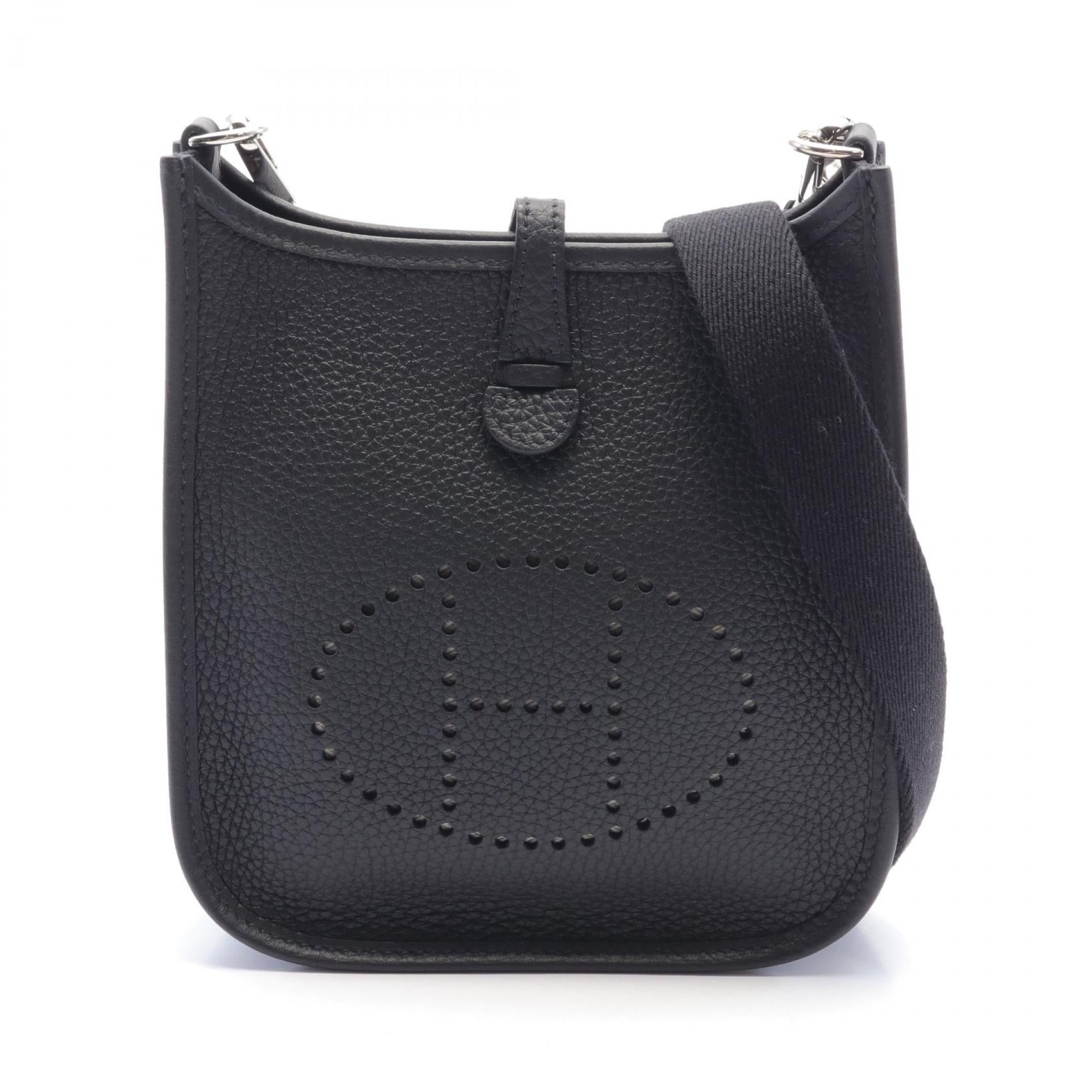 Hermes Evelyne TPM Shoulder Bag Black