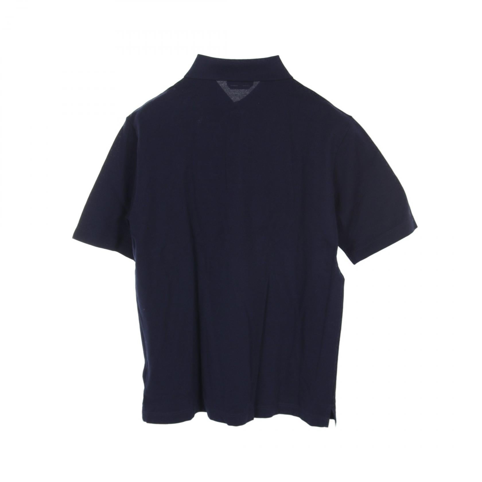 Hermes Cotton Polo Shirt Navy